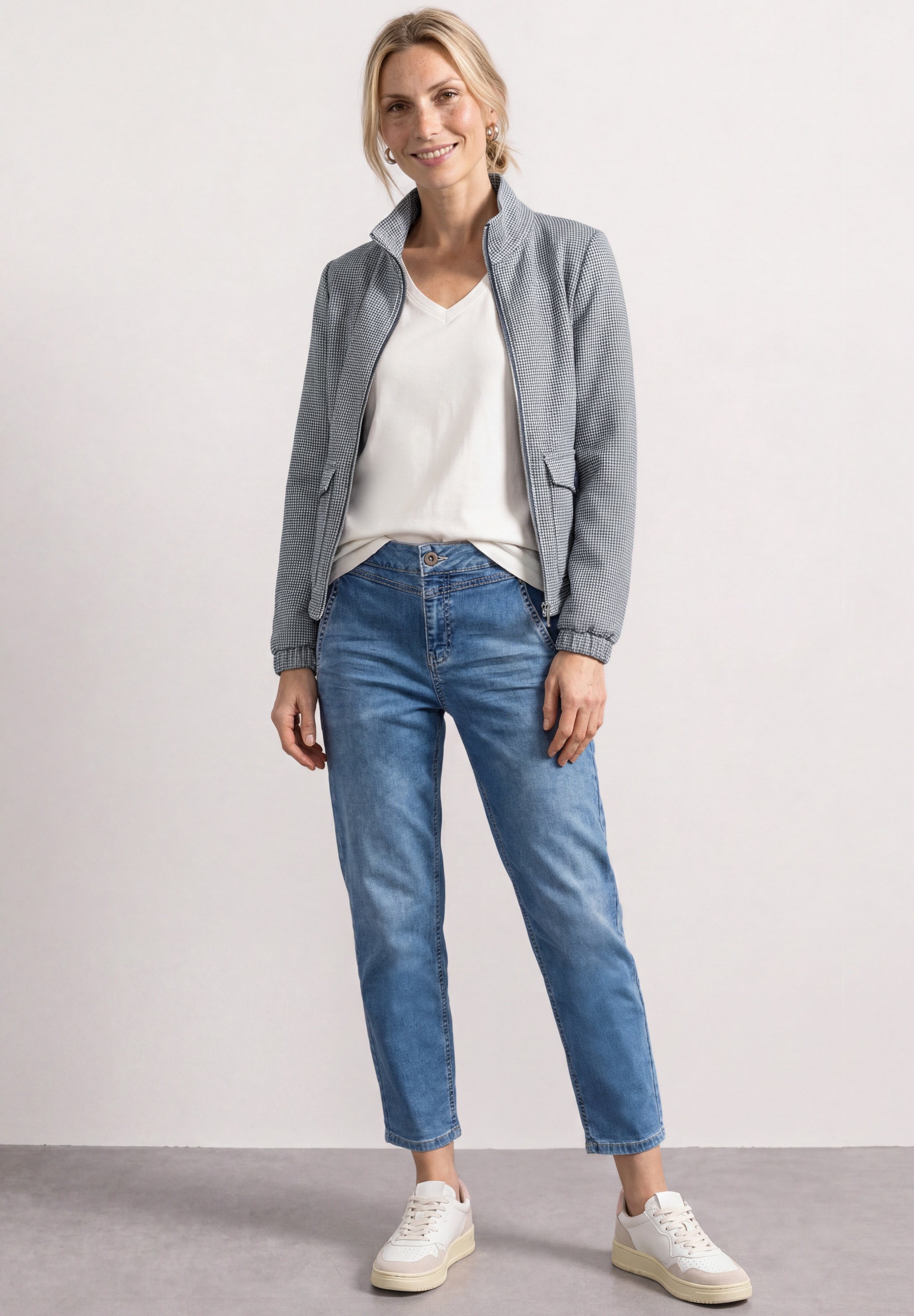 STREET ONE Blouson ohne Kapuze mit Stehkragen