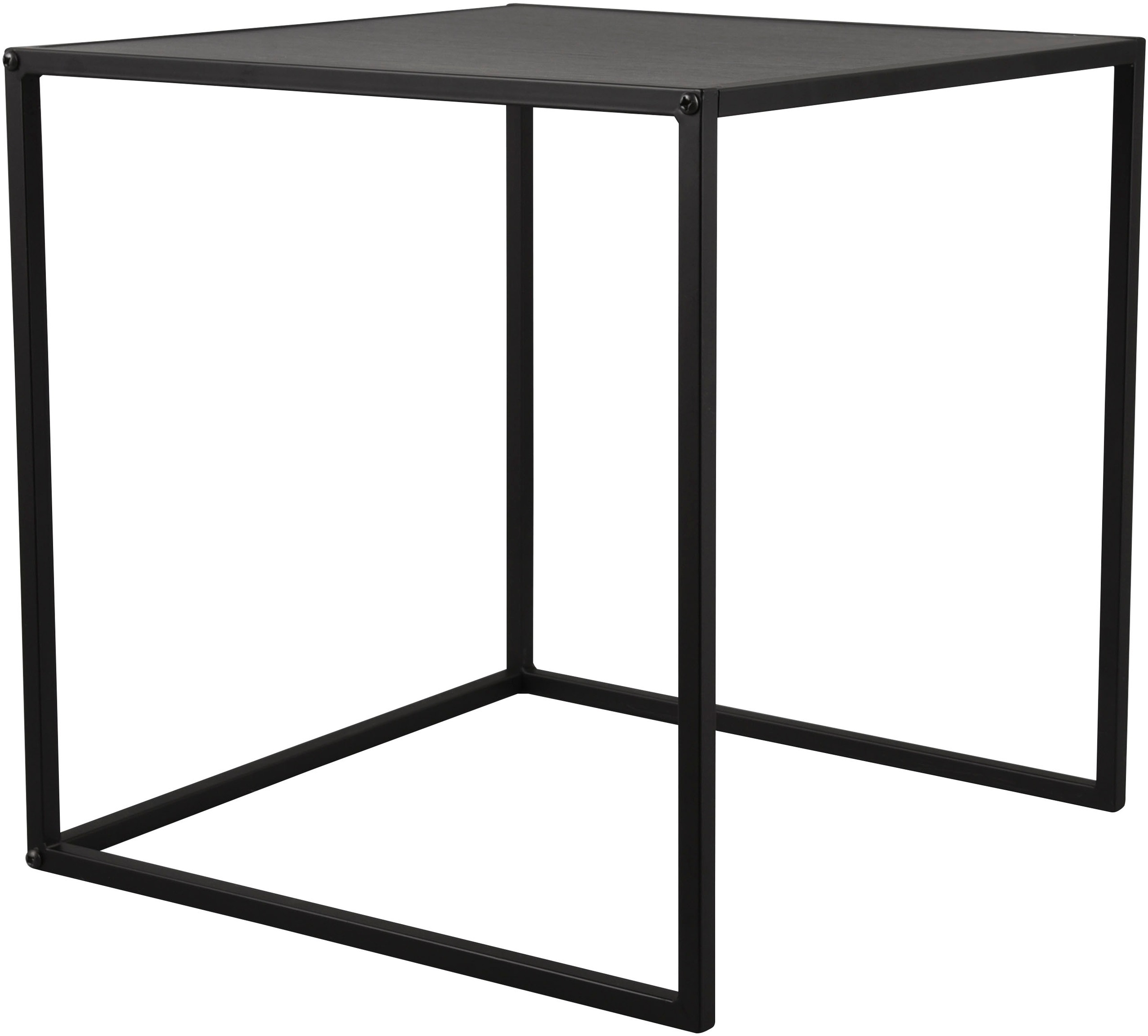 MIRRORS AND MORE Beistelltisch »Judy«, (Set, 2 St.), schwarzes Metallgestell