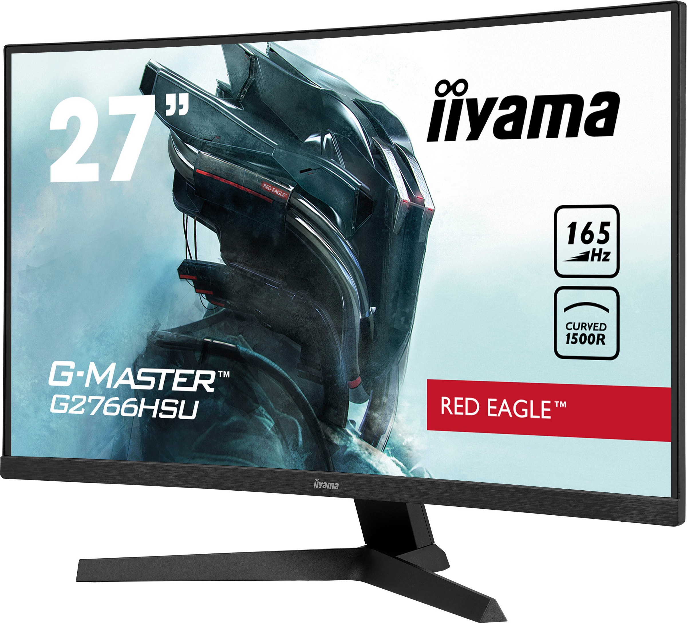 Iiyama Curved-Gaming-Monitor »G-Master G2766HSU-B1«, 68,5 cm/27 Zoll, 1920 x 1080 px, Full HD, 1 ms Reaktionszeit, 165 Hz