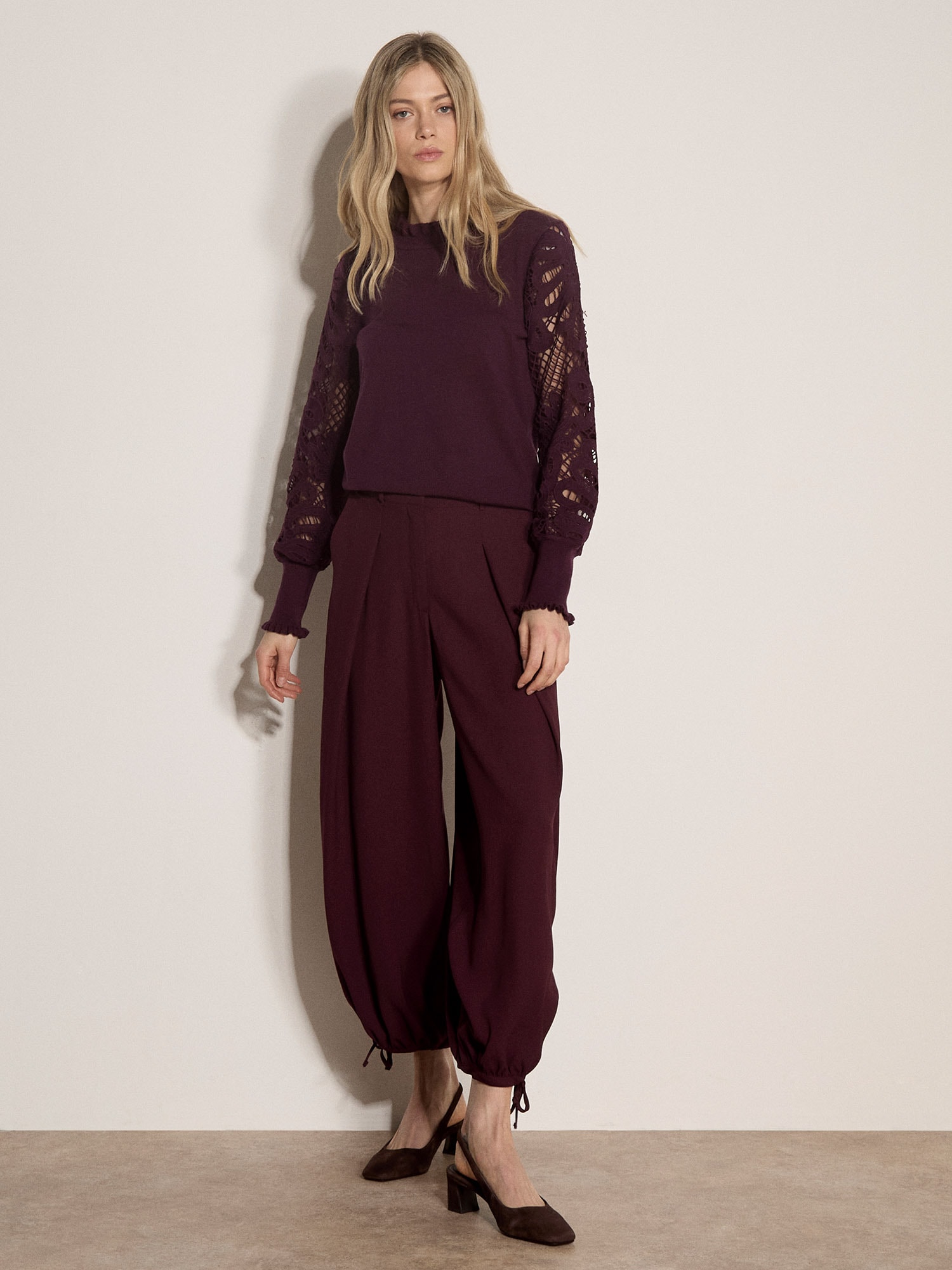 Apricot Palazzohose »Weite Hose«  mit Kordelzug