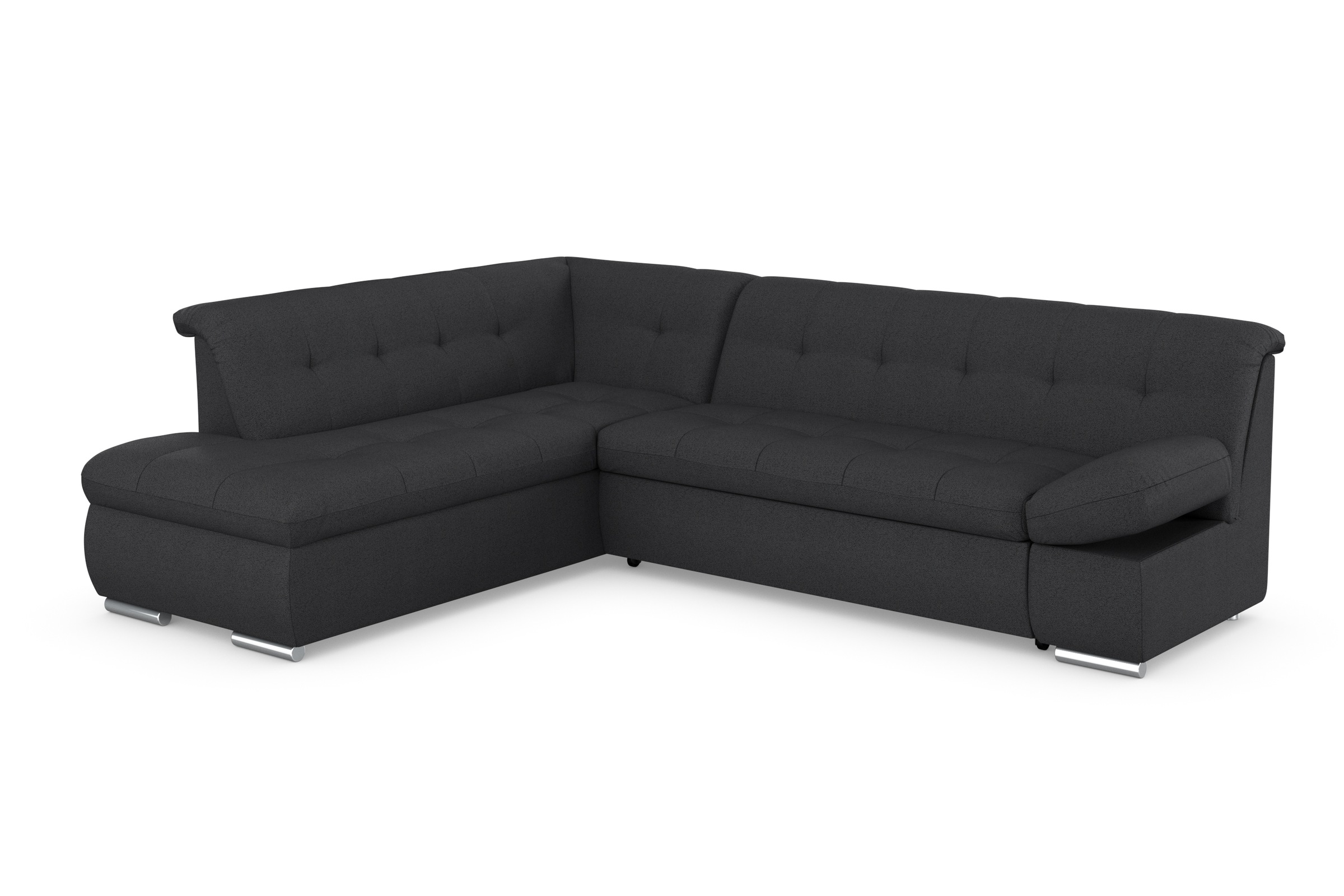 DOMO collection Ecksofa »Mona L-Form«, wahlweise mit Bett- und Armlehnfunktion