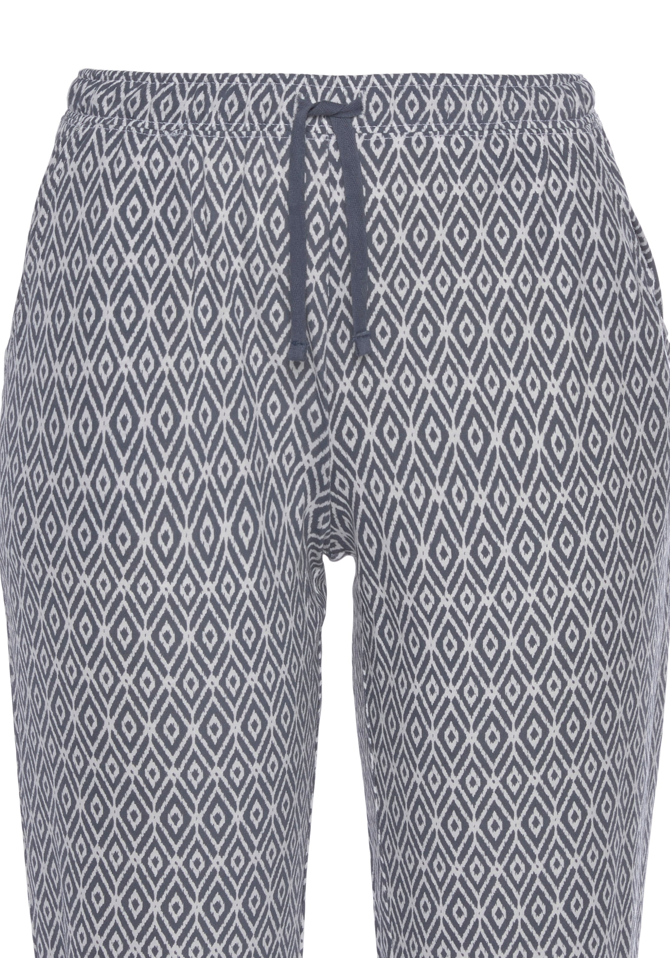Vivance Dreams Pyjama, (2 tlg.), in schönem Muster