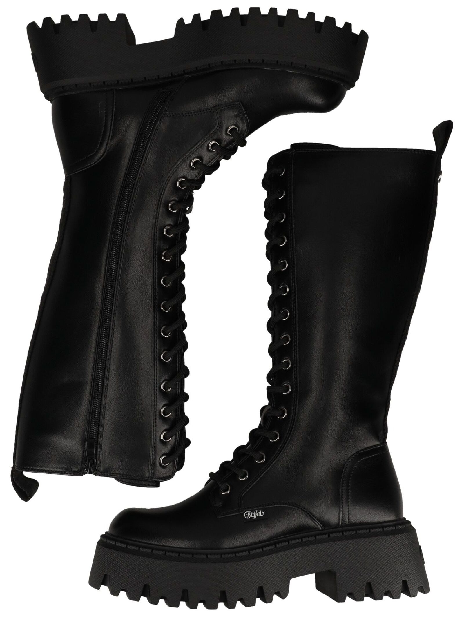 Buffalo Schnürstiefel »Buffalo Stiefel Lederimitat«