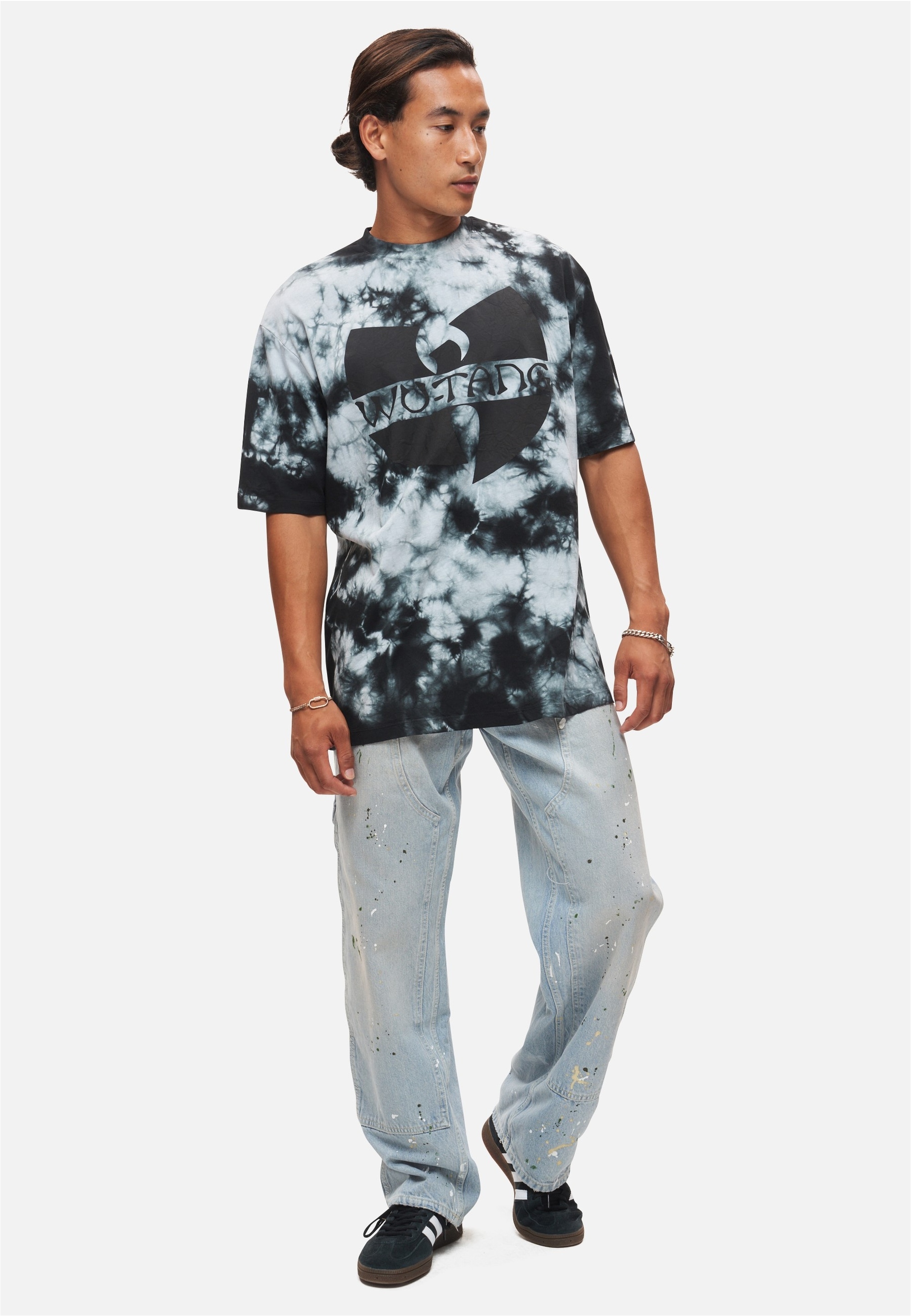 Recovered T-Shirt »Wu-Tang Black Ink Effect«, (1 tlg.), mit coolem Wu-Tang-Frontprint