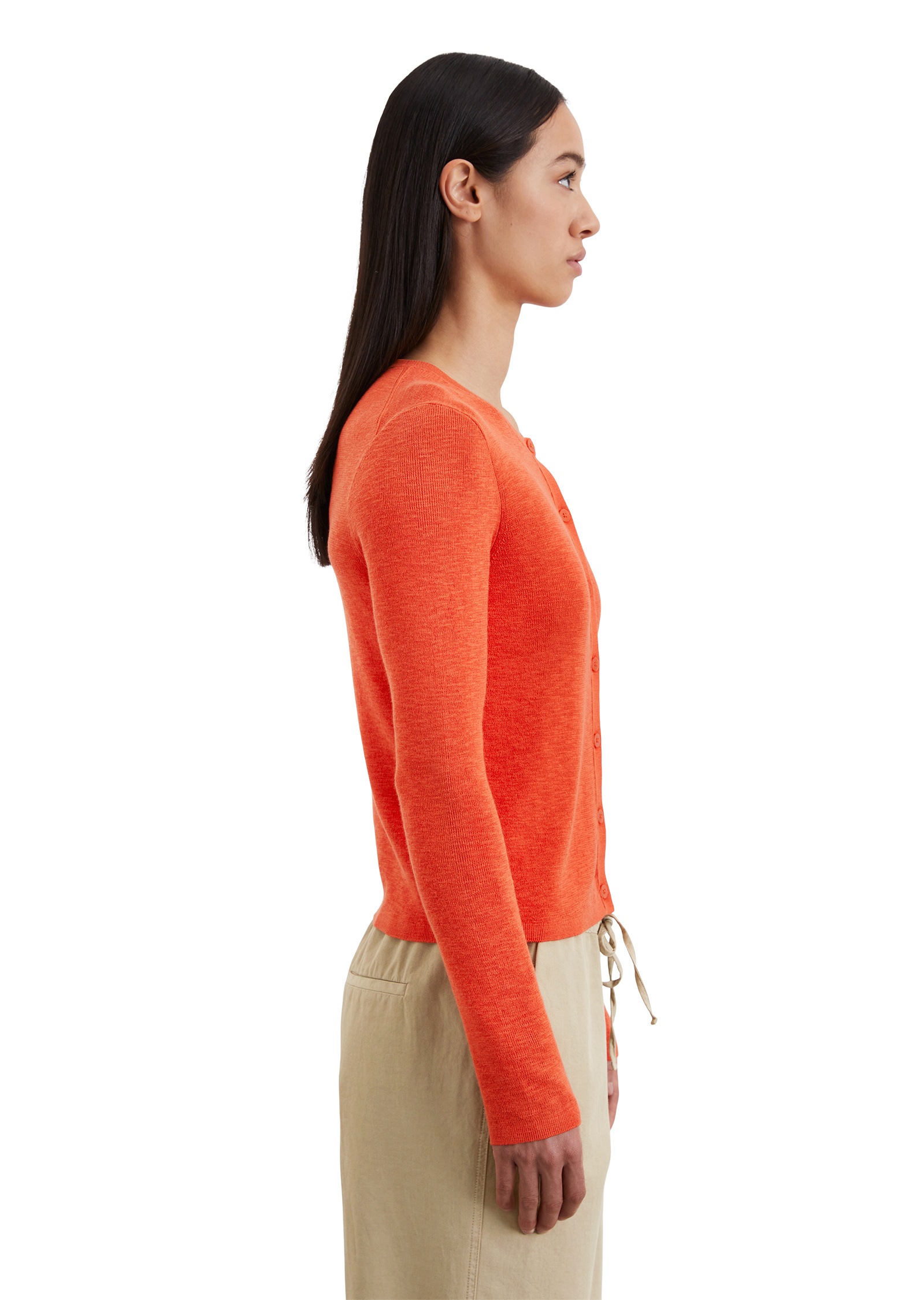 Marc OPolo Cardigan "aus Baumwoll-Leinen-Slub-Garn" günstig online kaufen