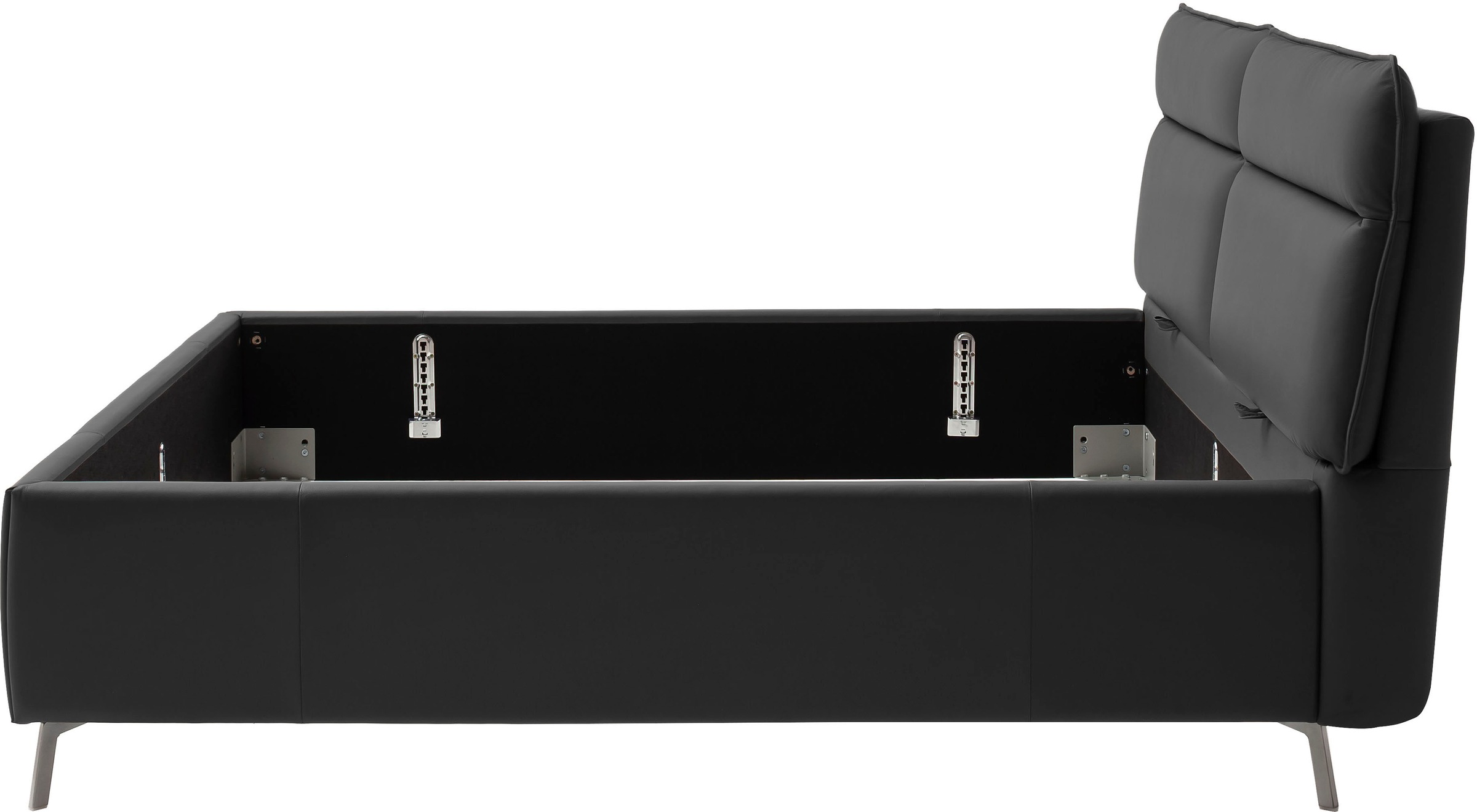 Thumbnail - Home affaire Polsterbett "Cozy Town" inkl. 7-fache Einlegetiefenverstellung & saugroboterfreundliche Höhe