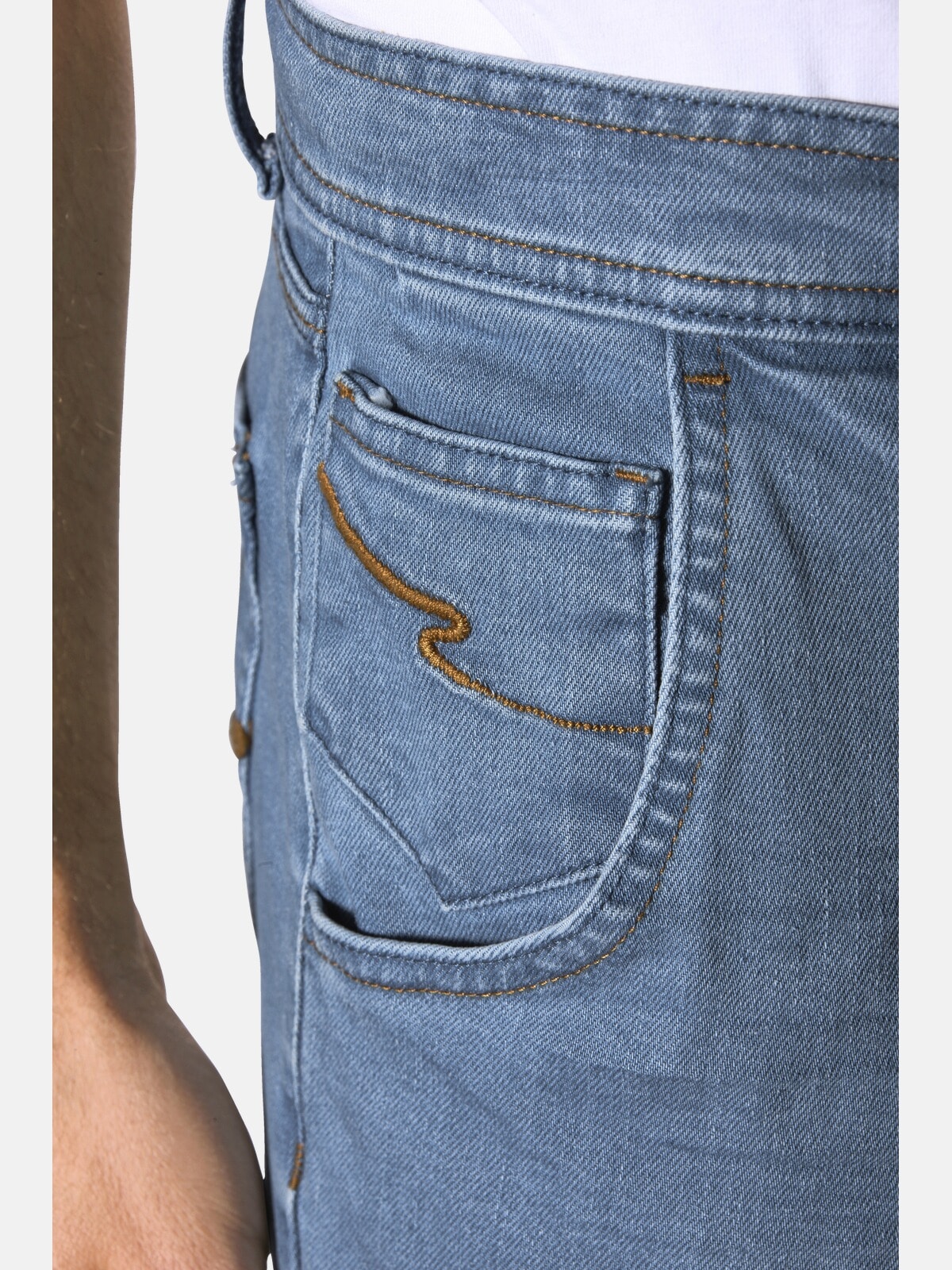 Jan Vanderstorm Bequeme Jeans »Tiefbundjeans HEMAL«, (1 tlg.)
