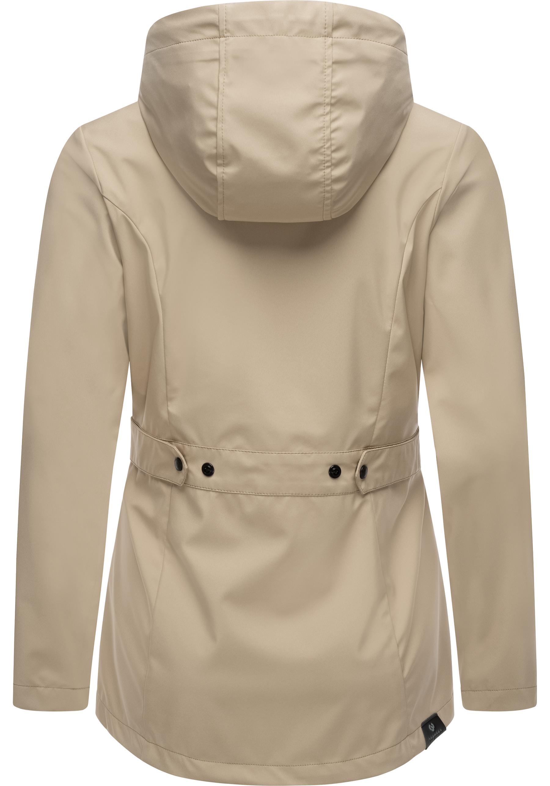 Thumbnail - Ragwear Softshelljacke "Margge Shell", mit Kapuze, wasserdichte Damen Übergangsjacke mit großer Kapuze