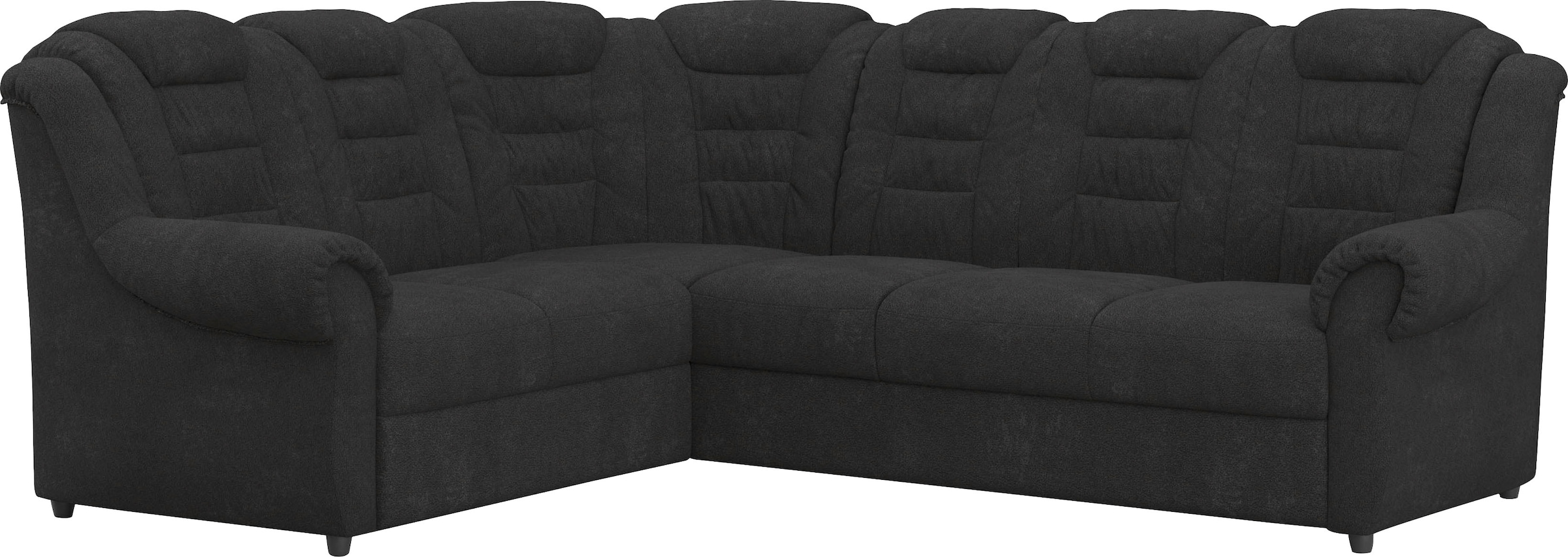 Home affaire Ecksofa »Boston L-Form«, mit hoher Rückenlehne, wahlweise mit Bettfunktion & Stauraum
