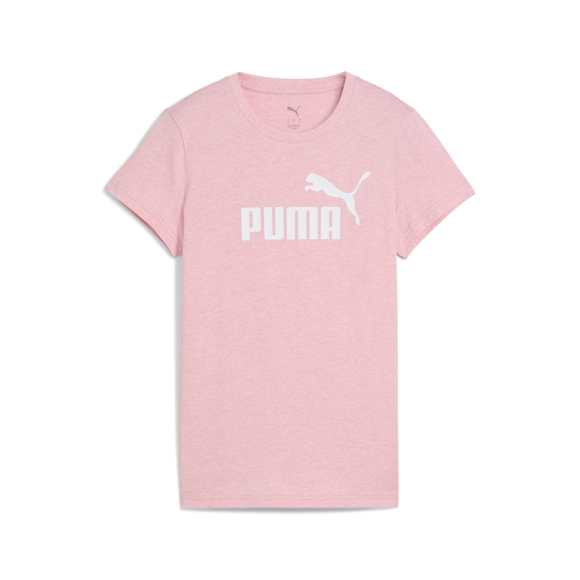 PUMA T-Shirt "ESS NO. 1 LOGO HEATHER TEE" reguläre Passform, Kurzarmdesign, günstig online kaufen
