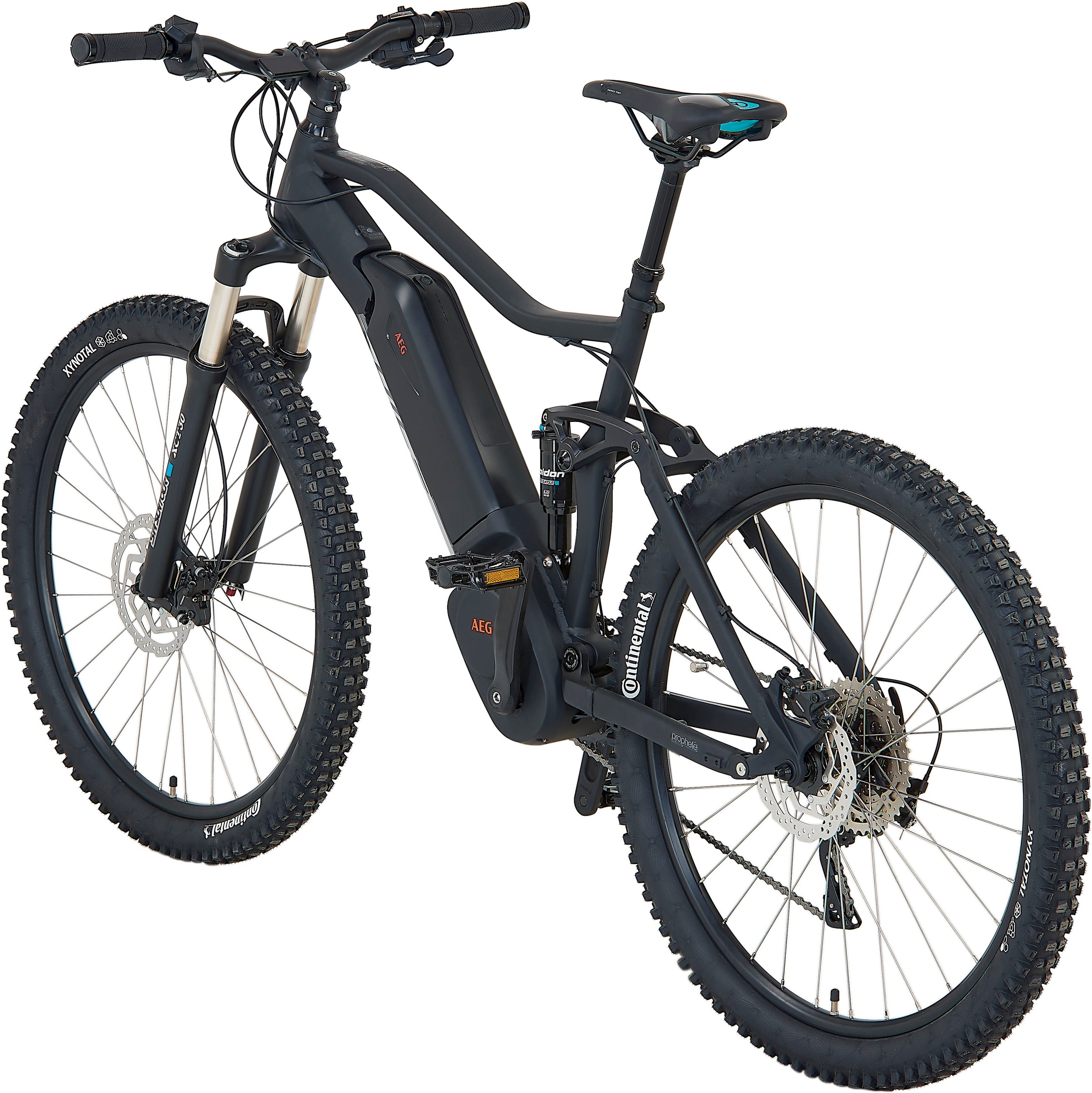 Prophete E-Bike »DICE 4.8«, 10 Gang, Shimano, Deore XT, Mittelmotor 250 W, Pedelec, Elektrofahrrad für Damen u. Herren, MTB, Mountainbike