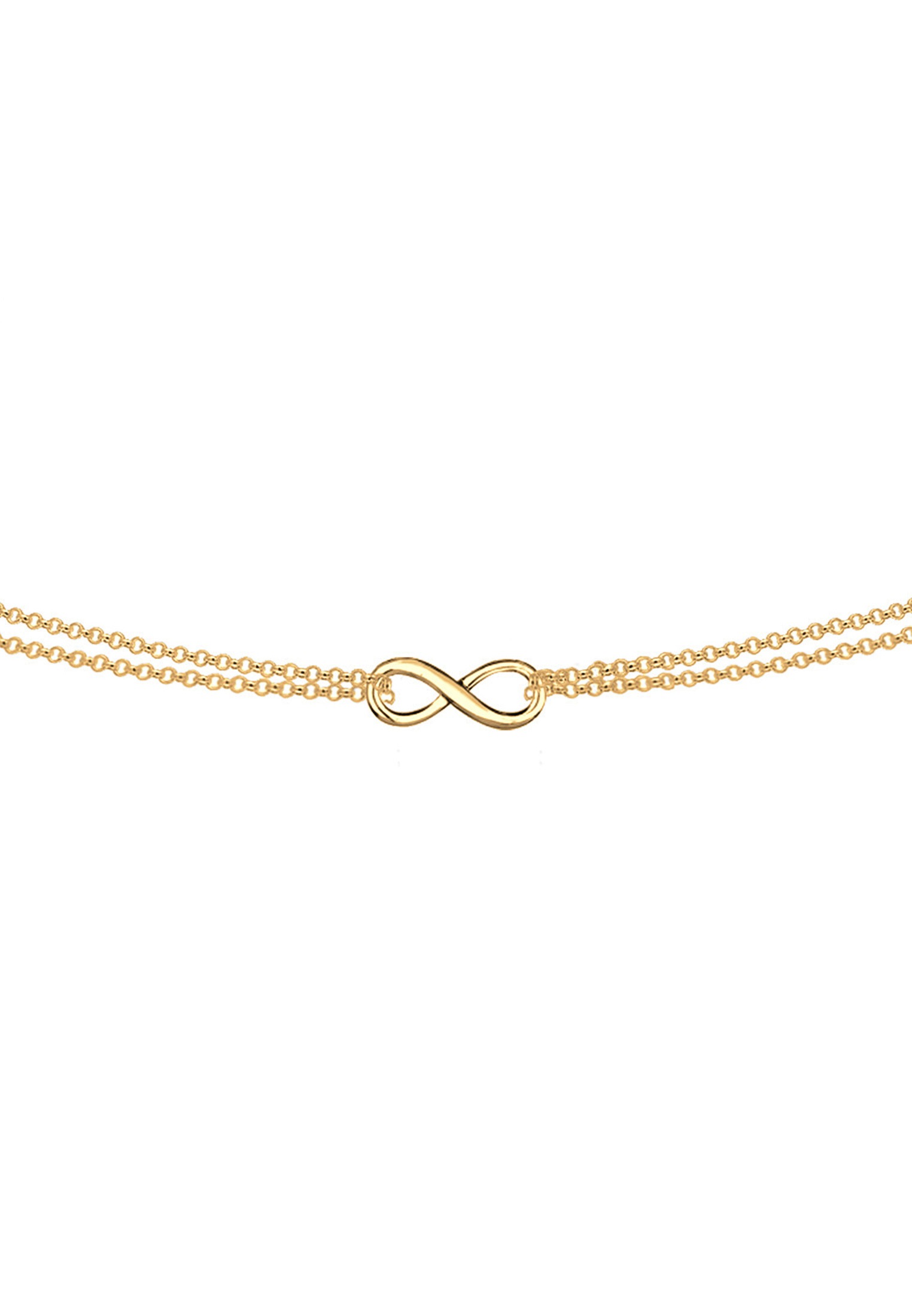 Elli Collier »Choker Erbskette Infinity Unendlichkeit 925 Silber«