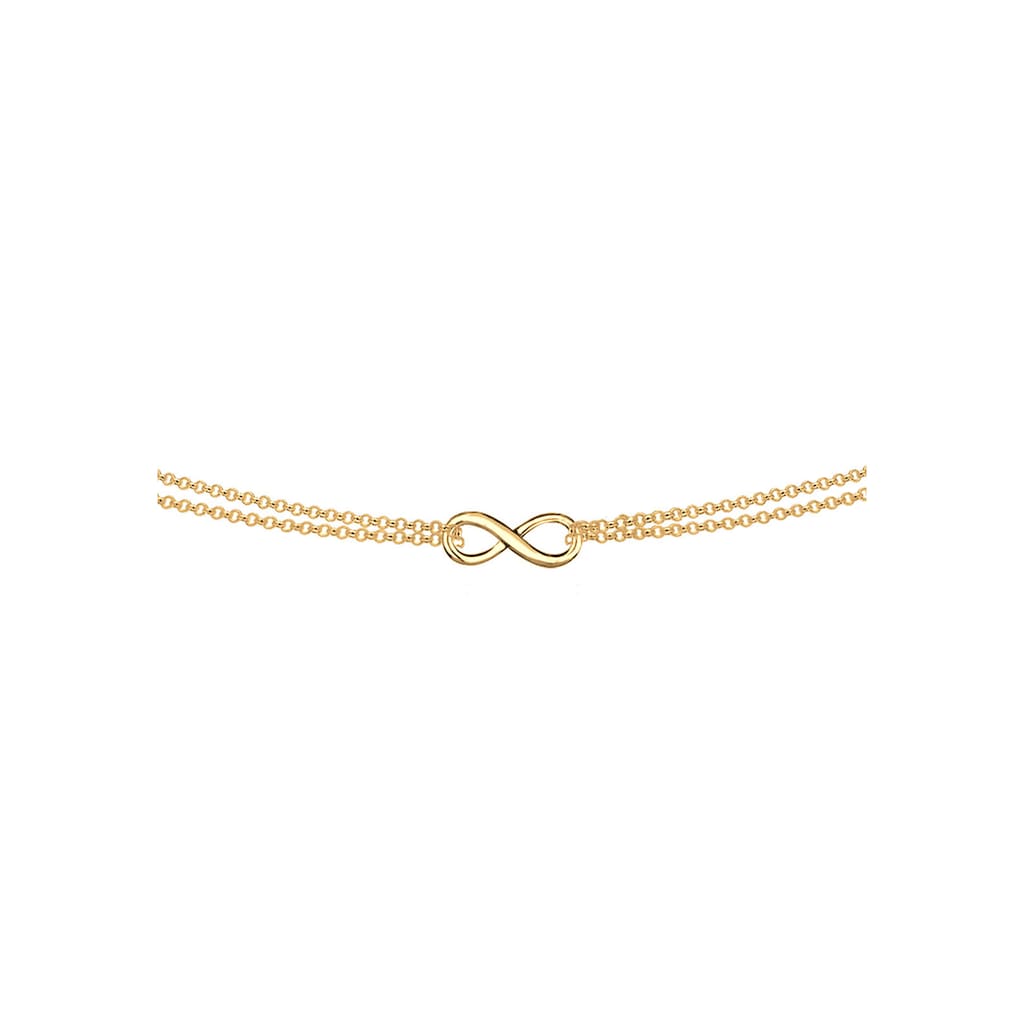 Elli Collier »Choker Erbskette Infinity Unendlichkeit 925 Silber«