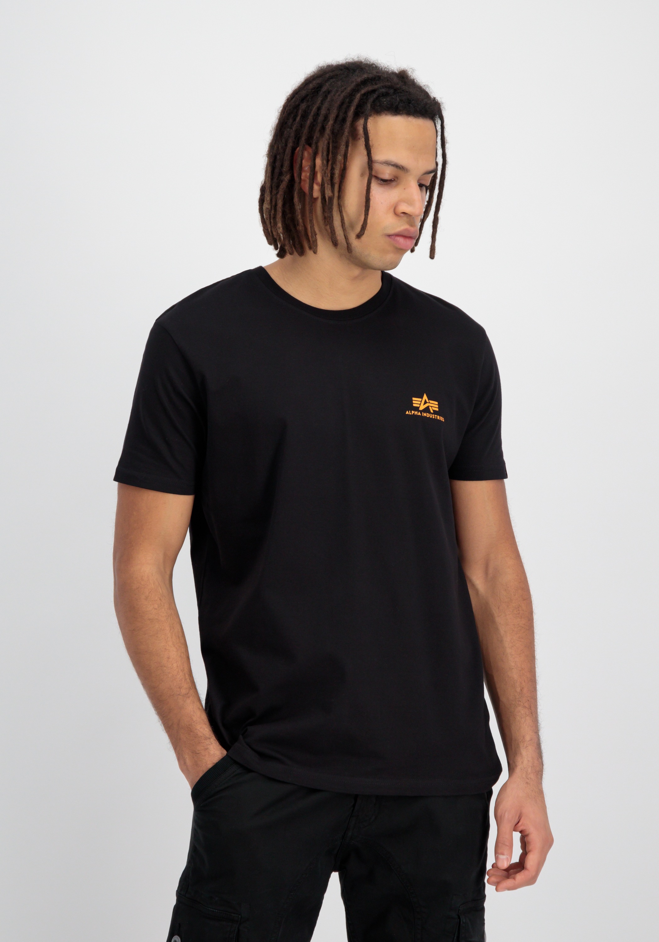 Alpha Industries T-Shirt "Alpha Industries Men - T-Shirts Basic T Small Log günstig online kaufen