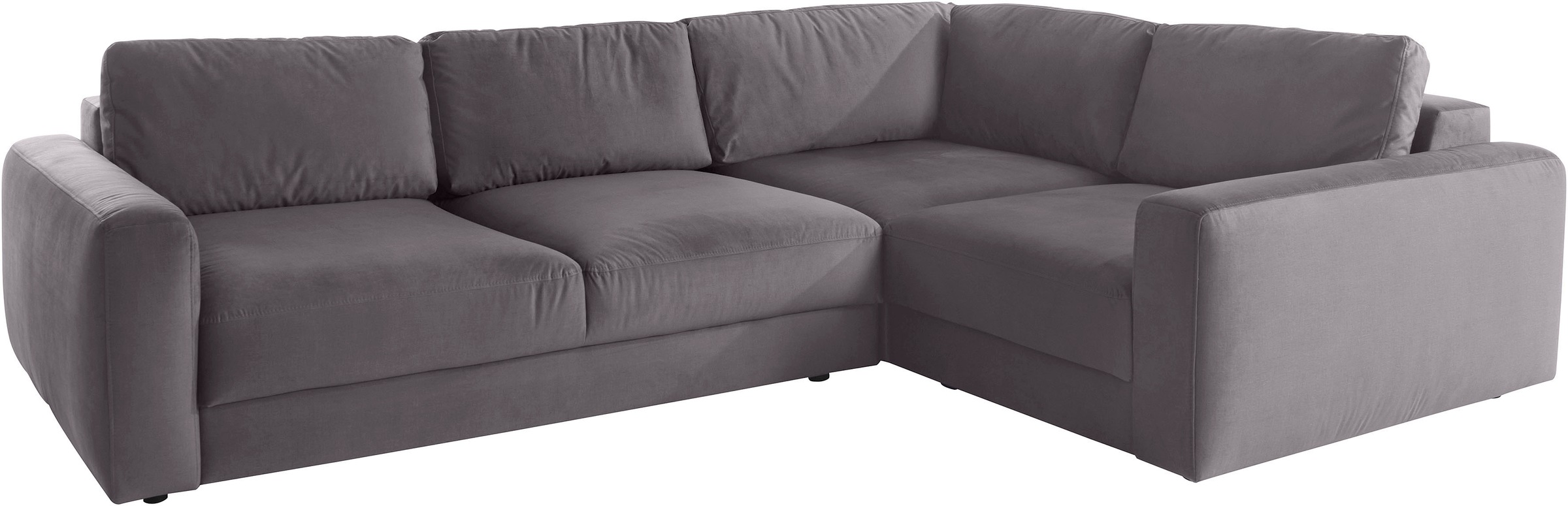 Places of Style Ecksofa »Bloomfield, L-Form«, extra tiefe Sitzfläche, wahlweise mit Sitztiefenverstellung