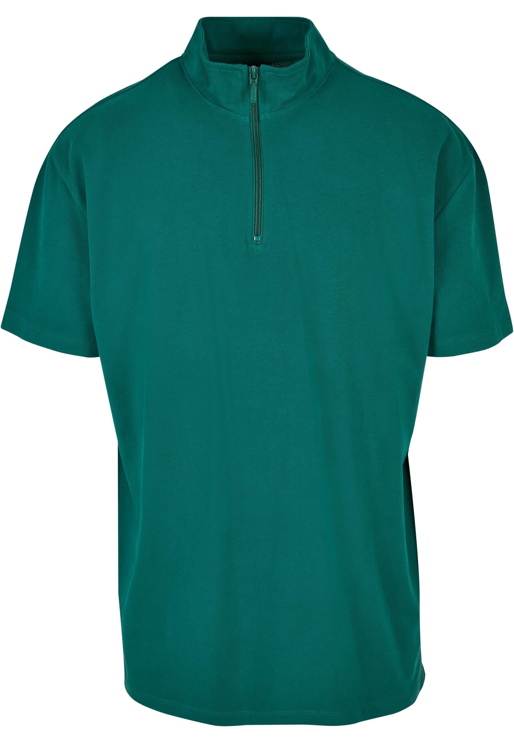 URBAN CLASSICS T-Shirt "Urban Classics Herren Boxy Zip Pique Tee" 1 Stk. tl günstig online kaufen