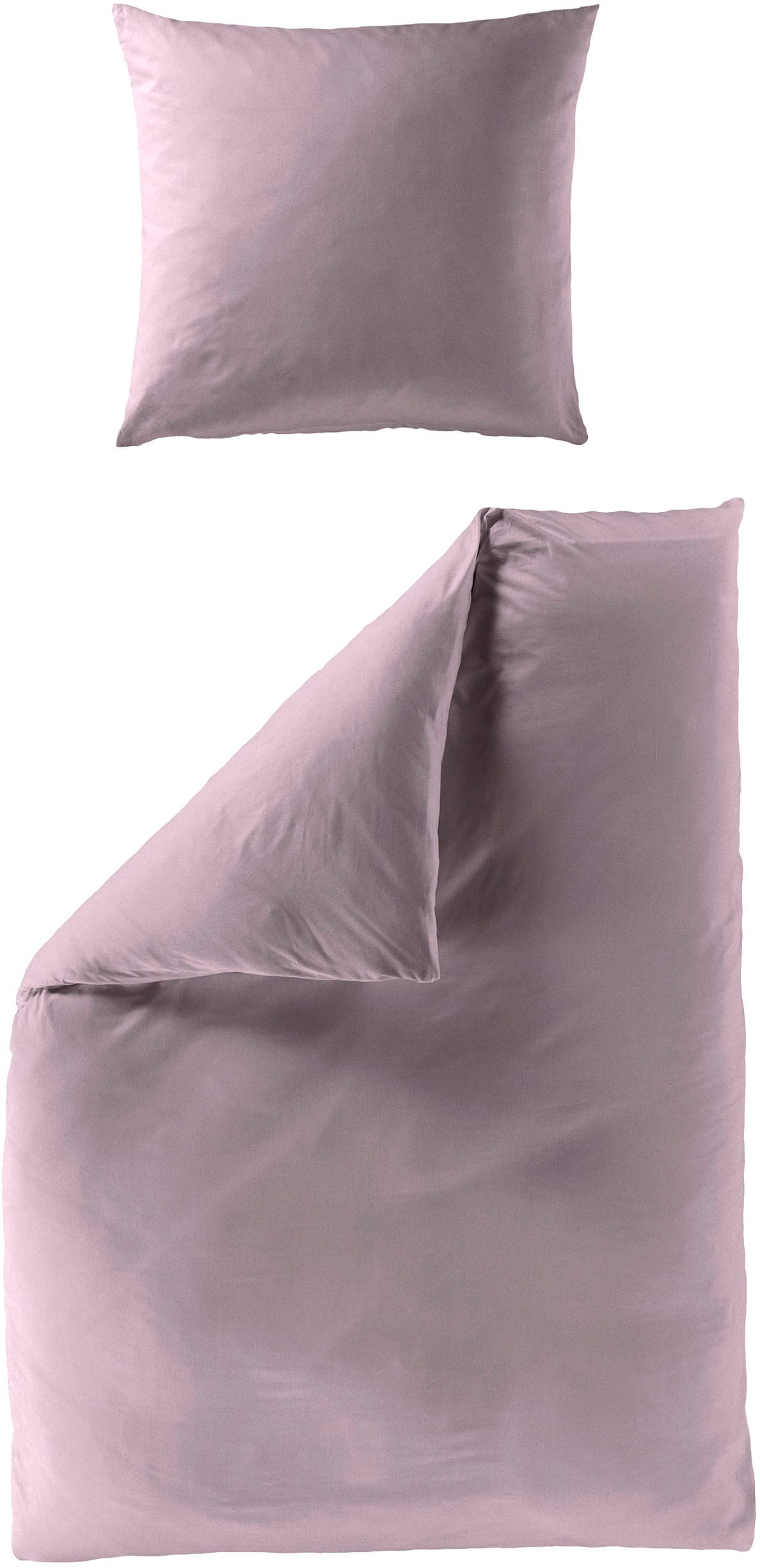 BIERBAUM Bettwäsche "Elegant uni" 3 Stk. tlg. Mako-Satin, 100 % Baumwolle, günstig online kaufen