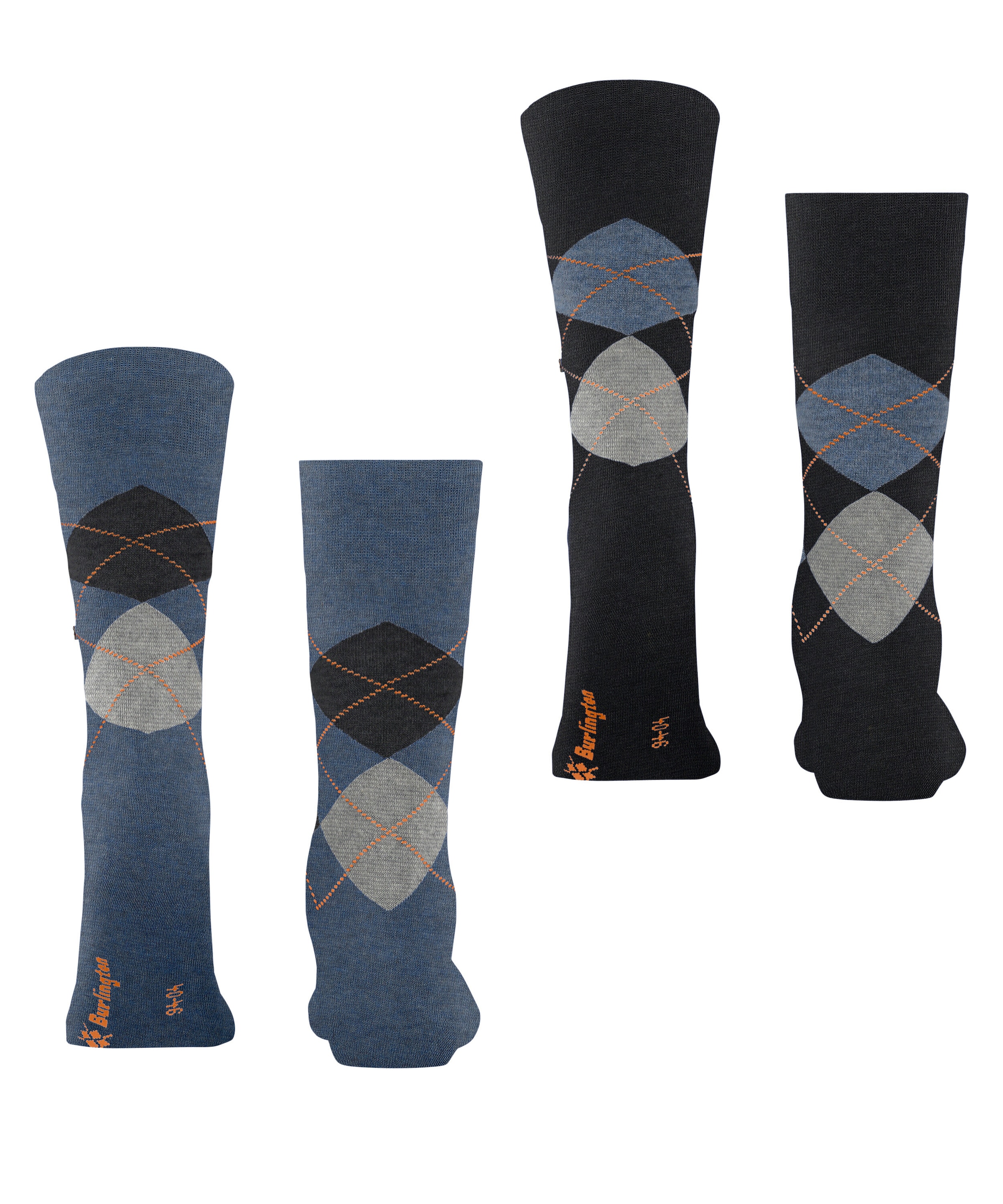 Burlington Socken »Everyday Argyle« 2 Paar,  atmungsaktiv