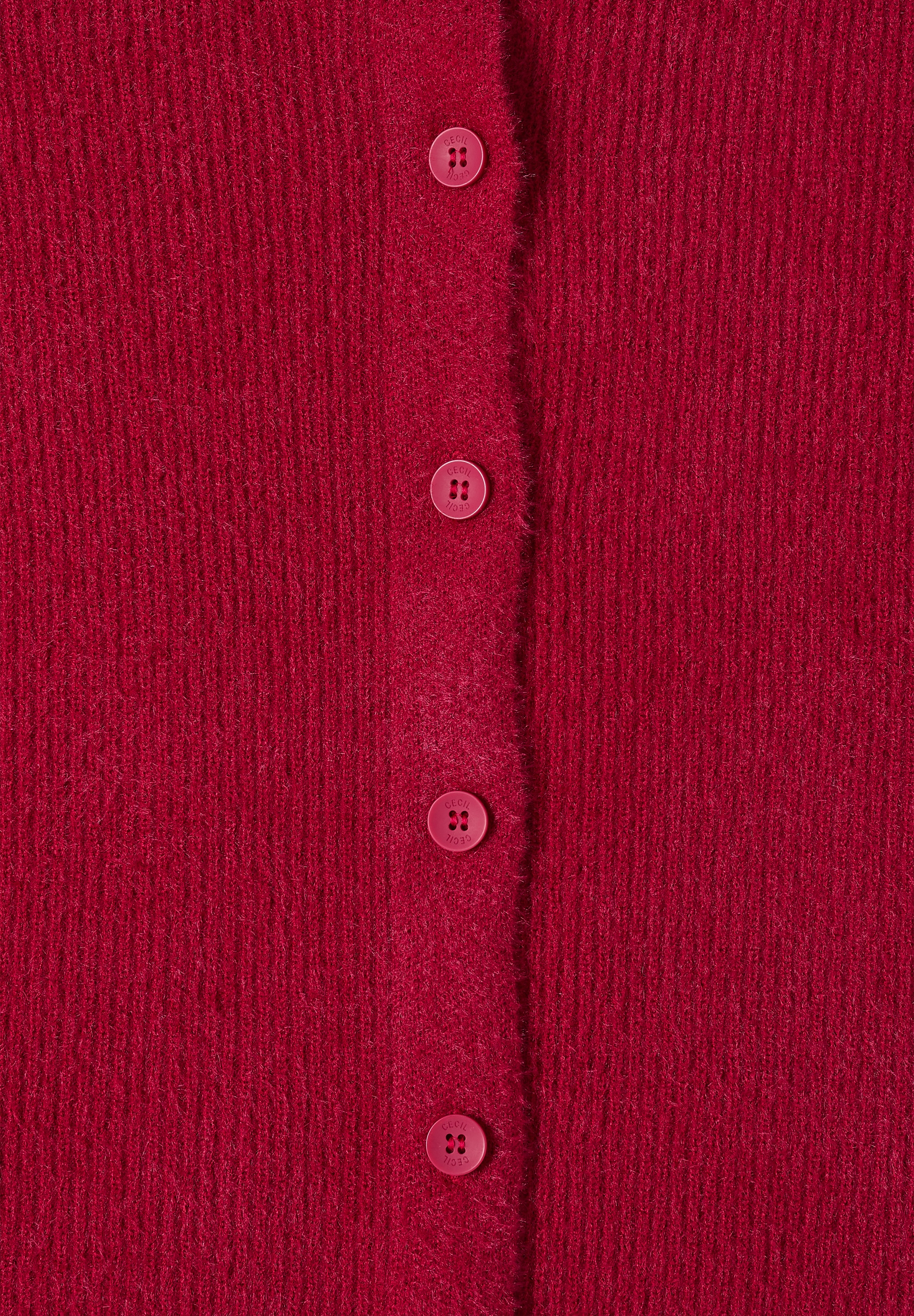 Cecil Strickjacke mit Rippstruktur