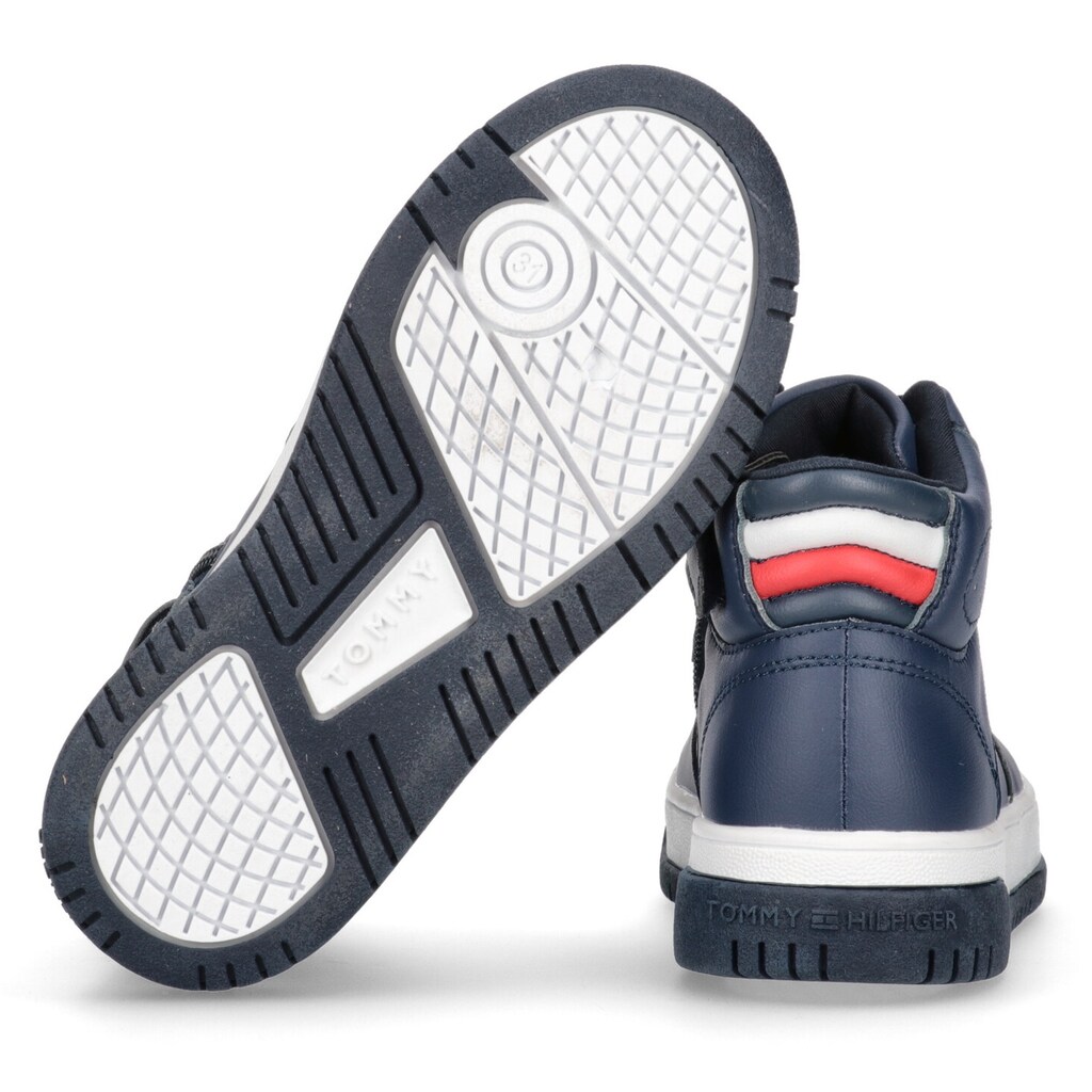 Tommy Hilfiger Sneaker »HIGT TOP LACE-UP SNEAKER«, mit Lochmuster