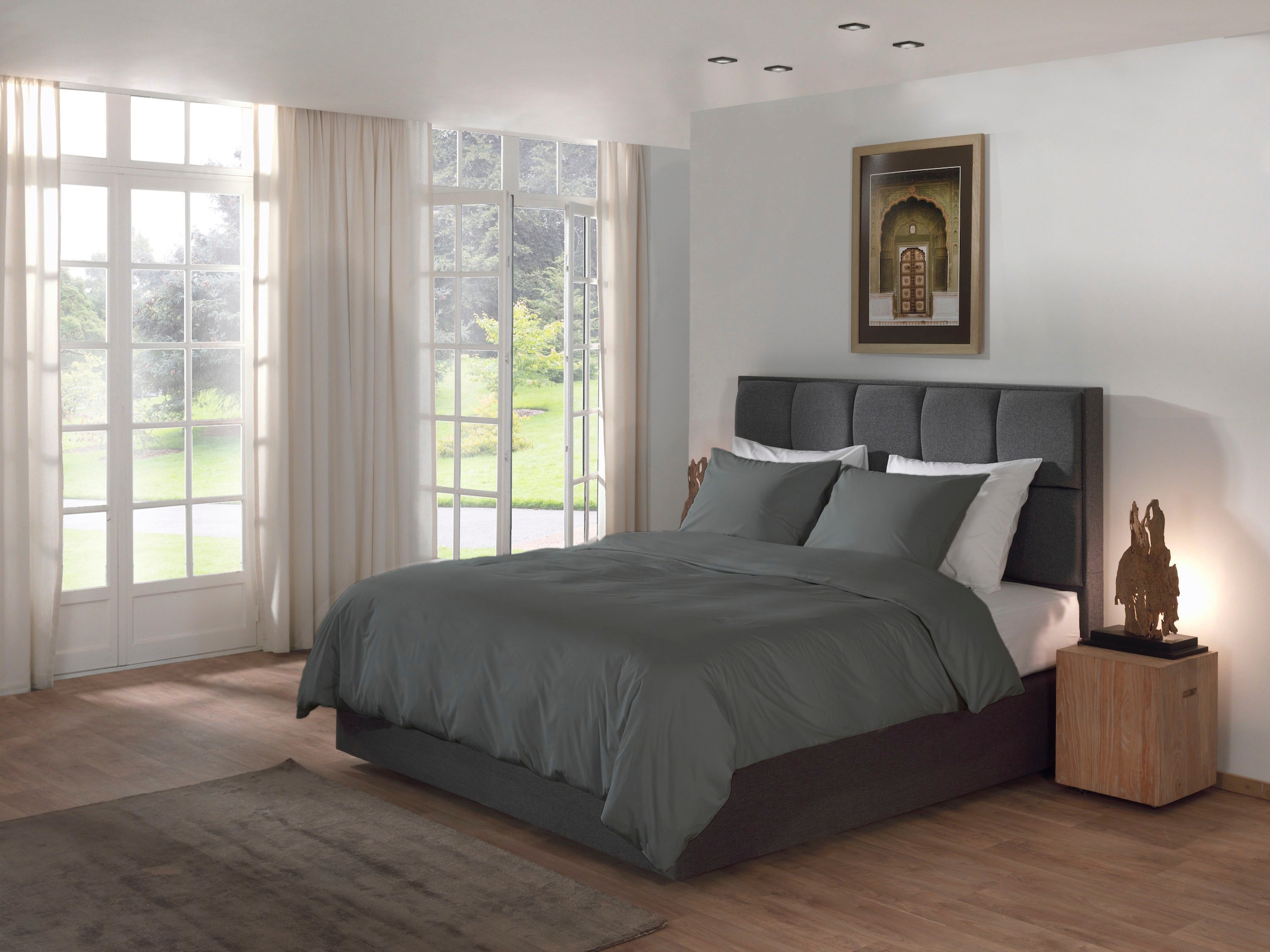 YELLOW Bettwäsche "Suite-Mumbai" 2 Stk. tlg. Uni Design, 100% Baumwolle ab günstig online kaufen