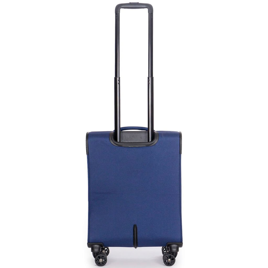 Stratic Weichgepäck-Trolley »Strong S, navy«, 4 Rollen, Handgepäck Reisekoffer Reisegepäck Zahlenschloss