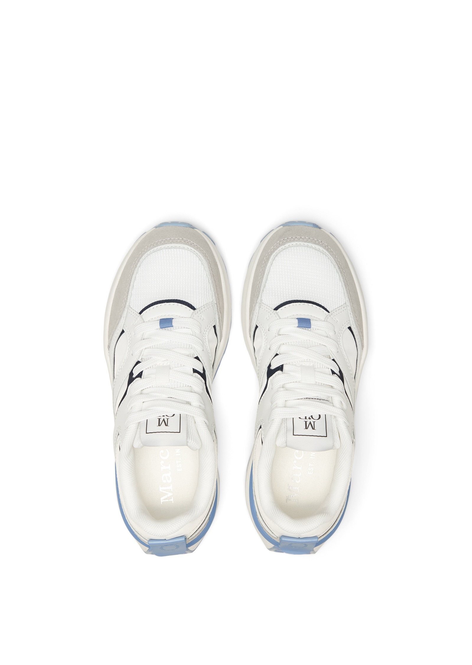 Marc O'Polo Sneaker »aus Rindleder und Mesh«
