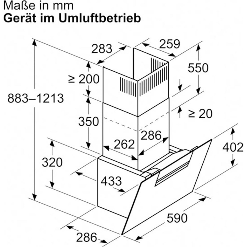 SIEMENS Kopffreihaube »LC67KFN60«, Serie iQ300