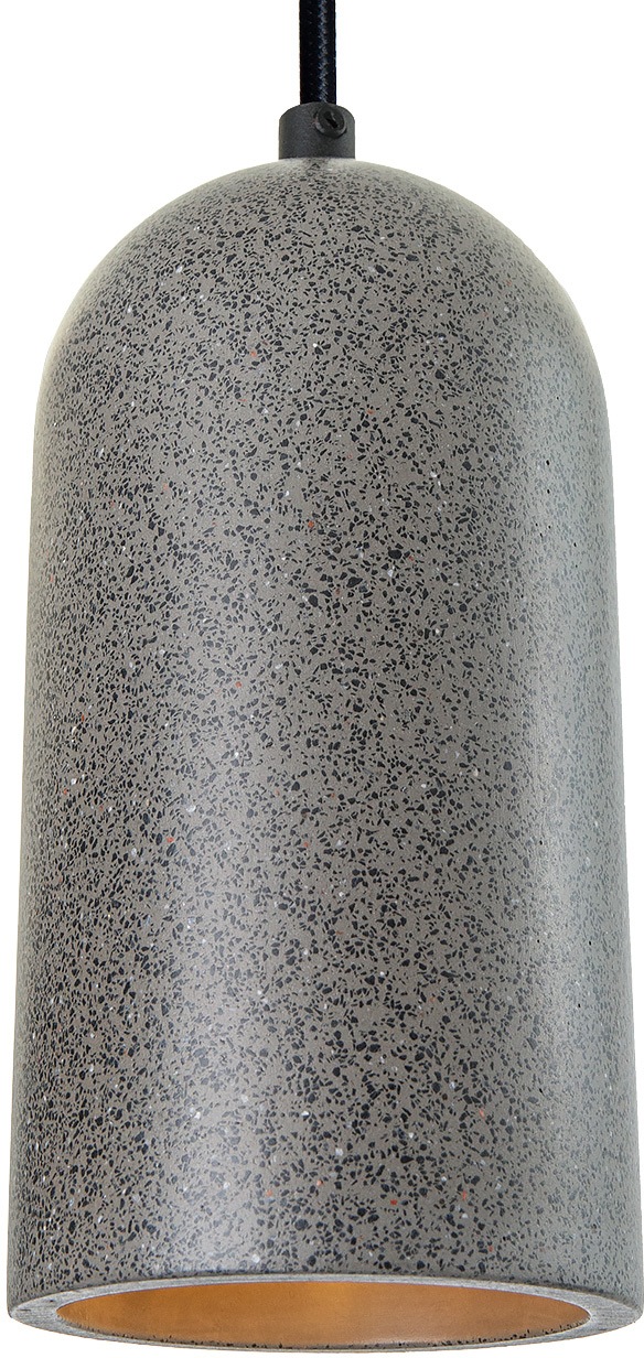 PACO HOME Pendelleuchte "ALTONA", 1, Ø 10cm, grau, Esszimmer, Leuchten, LED, E27, Lampe Für Wohnzimmer Esszimmer Küche, Höhenverstellbar