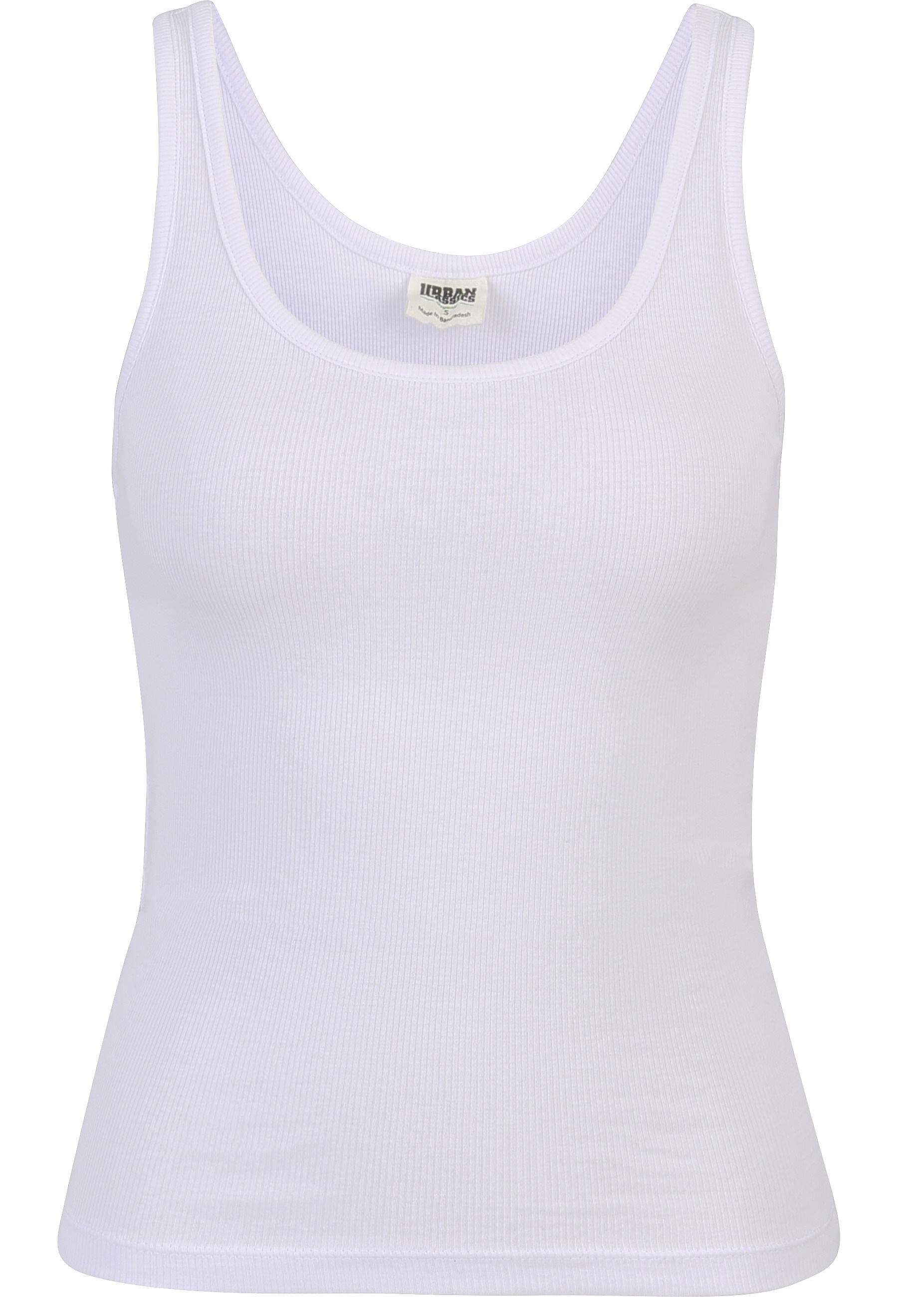 URBAN CLASSICS Tanktop "Urban Classics Ladies Organic Basic Rib Top 2-Pack" günstig online kaufen