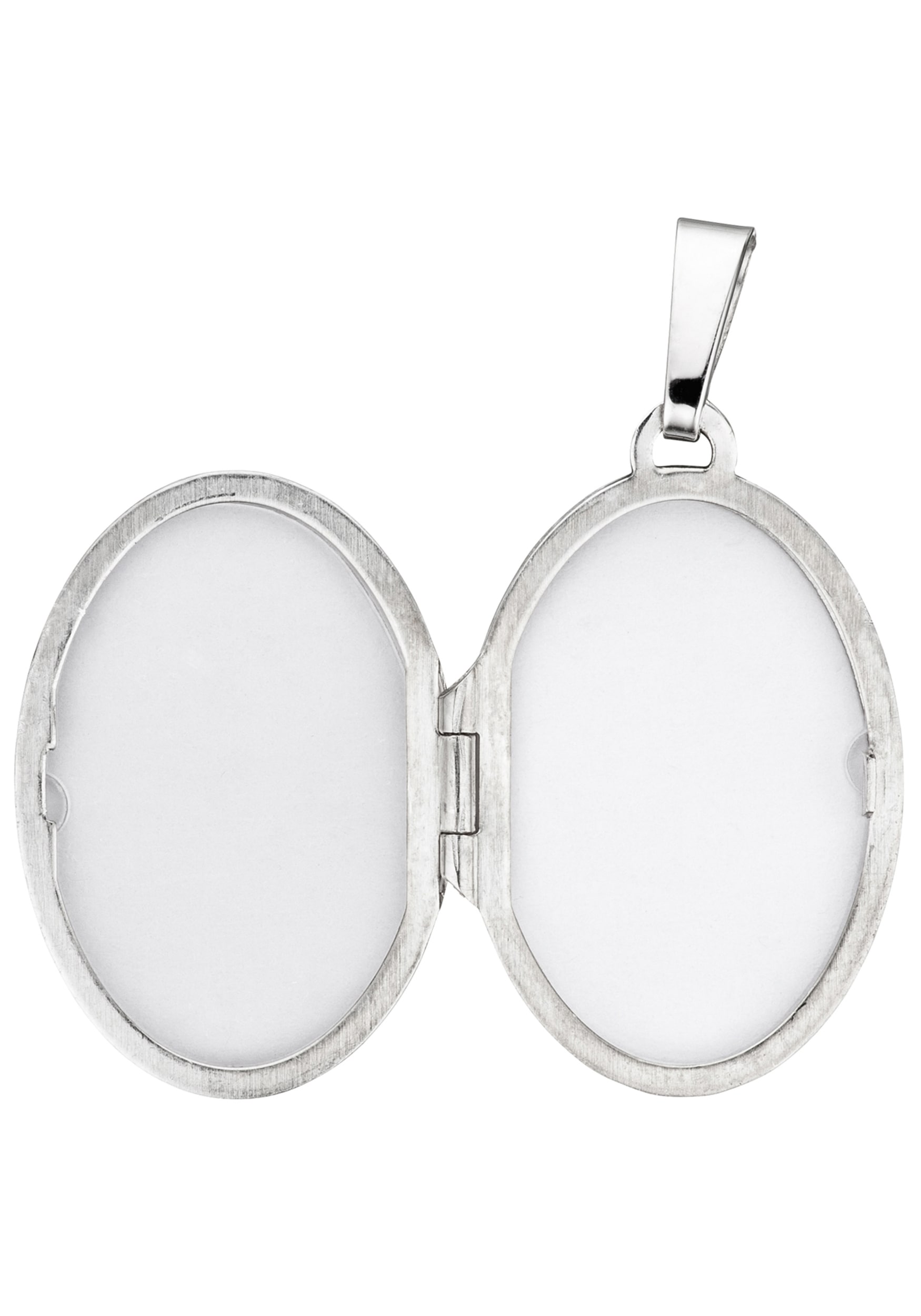 JOBO Medallionanhänger »Anhänger Medaillon oval 26 mm« ()  925 Silber für 2 Fotos