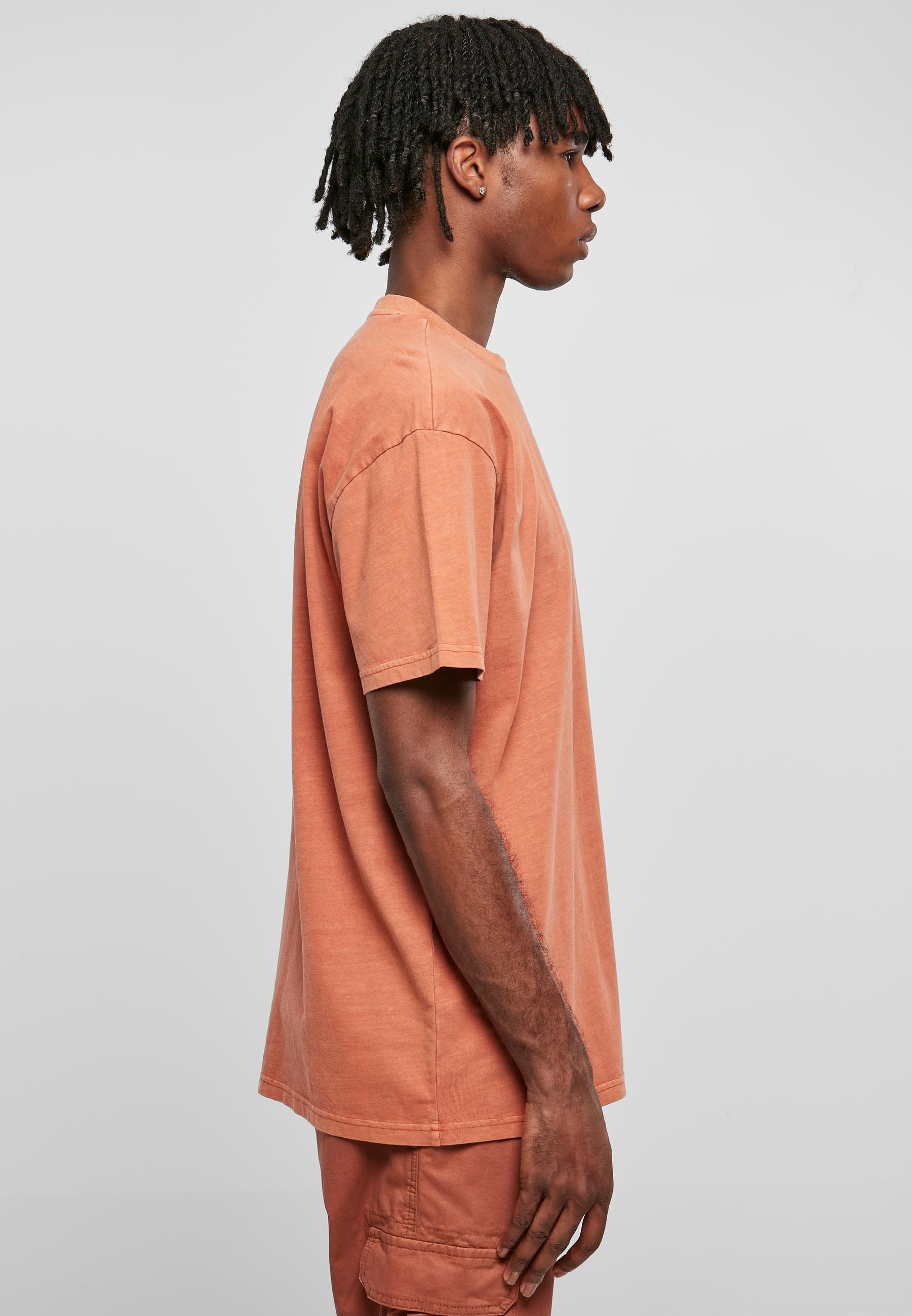 URBAN CLASSICS Kurzarmshirt »Urban Classics Herren Heavy Oversized Garment Dye Tee«, (1 tlg.)