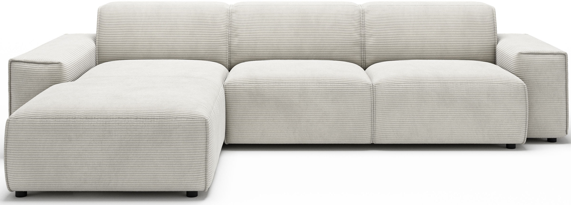 andas Ecksofa »Glimminge auch in Breitcord, Feincord, Bouclé + Easy care-Bezug«, L-Form, Breite 294, Zierkissen