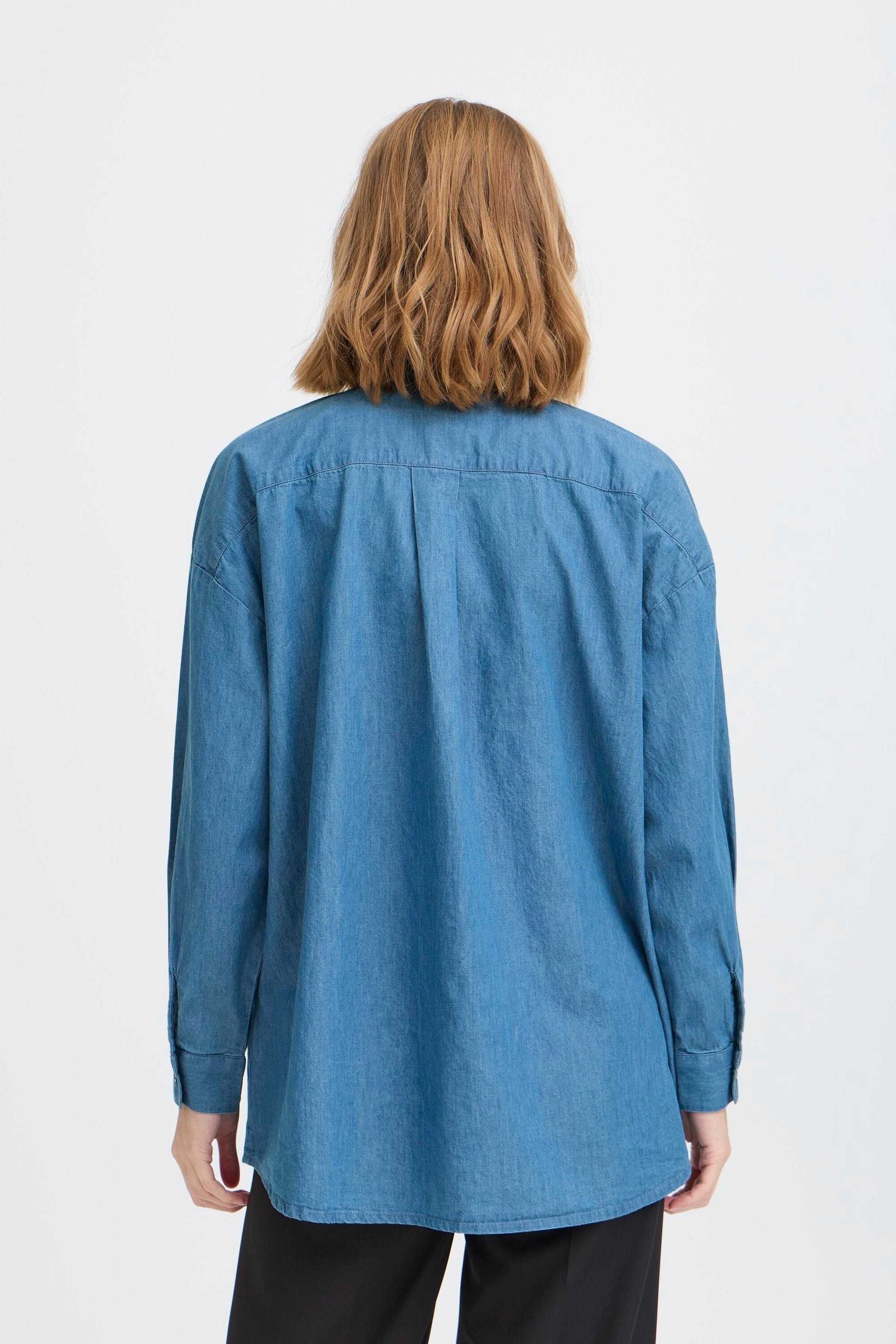 Ichi Hemdbluse »Langarm-Hemd IHBALLO«
