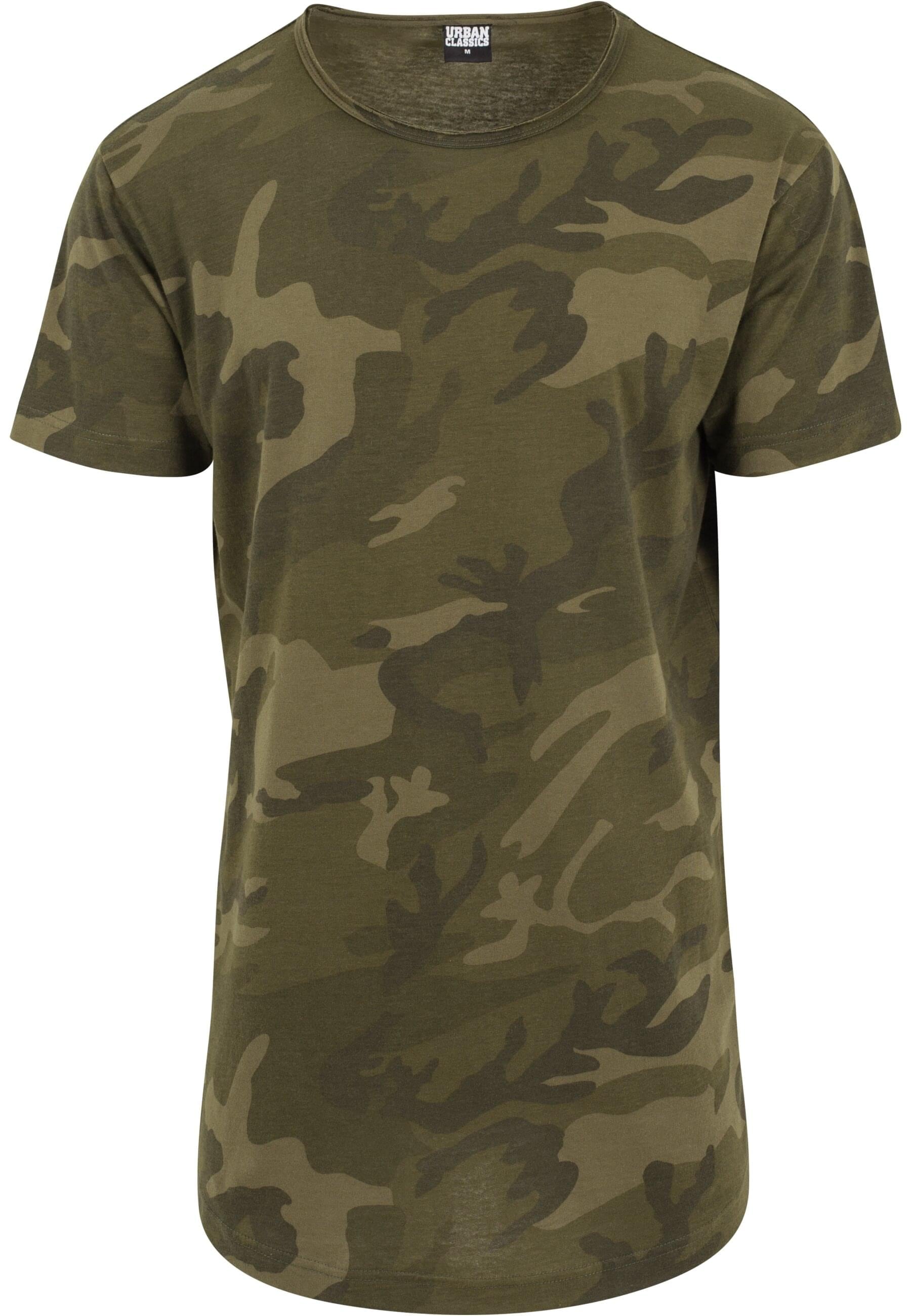 URBAN CLASSICS Kurzarmshirt "Urban Classics Herren Camo Shaped Long Tee" 1 günstig online kaufen