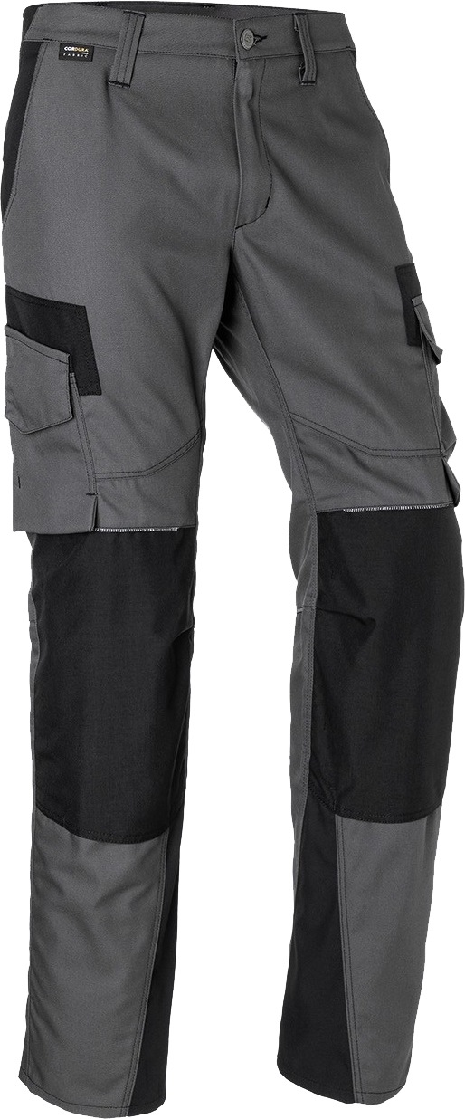 KÜBLER Herren Arbeitshose "Bekleidung Bundhose anthrazit/ schwarz", grau, Gr. 52, Obermaterial: 65% Polyester PES. 35% Baumwolle CO., Hosen