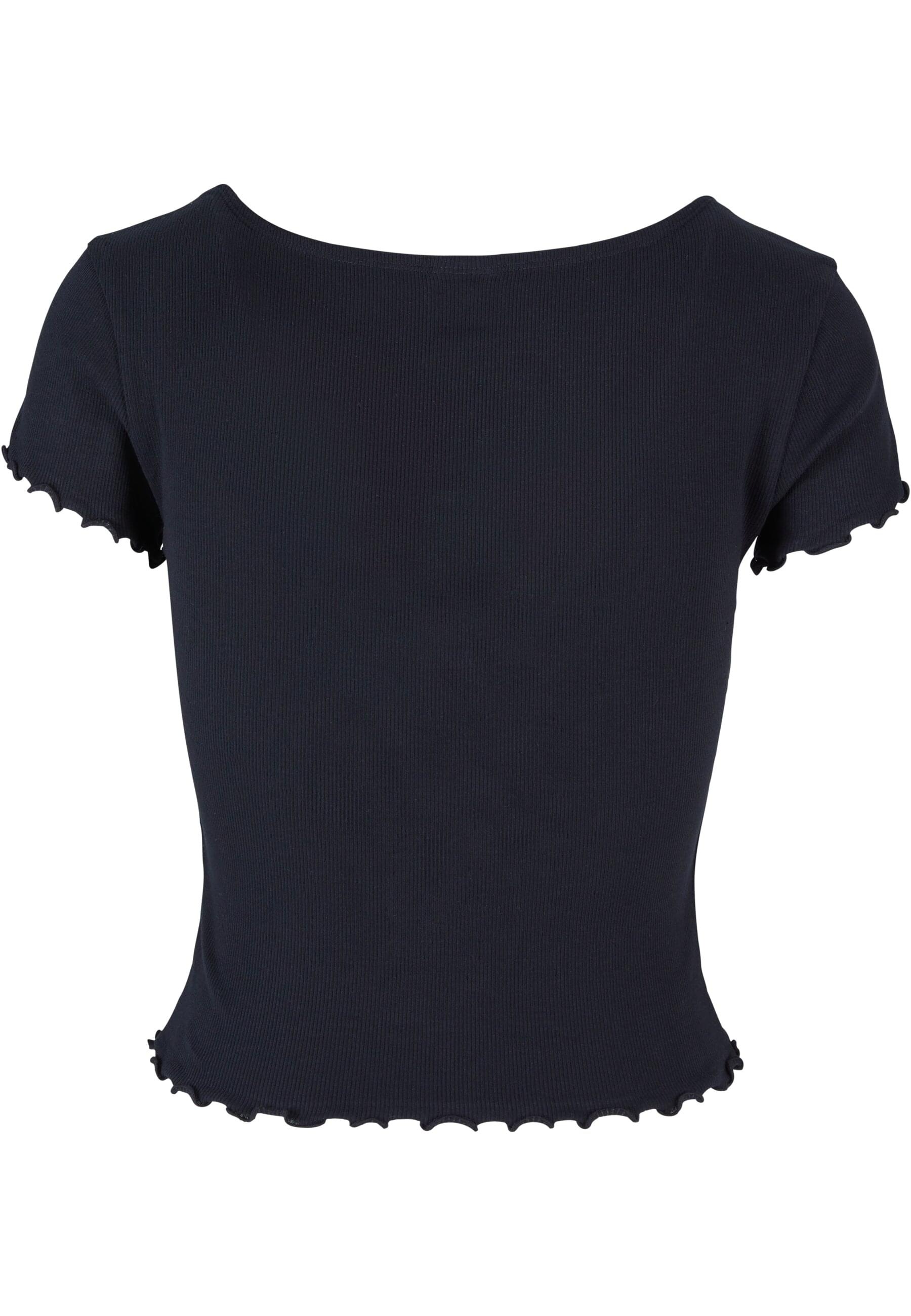 URBAN CLASSICS T-Shirt »Urban Classics Damen Ladies Rib Babylock Tee«, (1 tlg.)
