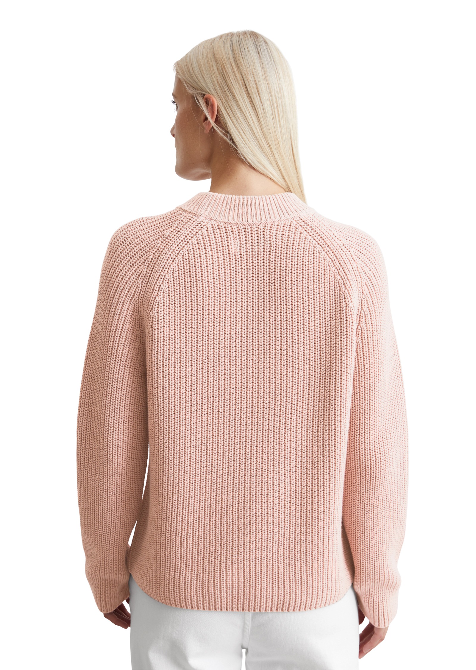 Marc O'Polo Strickpullover, im klassisch-eleganten Halbpatentmuster designt