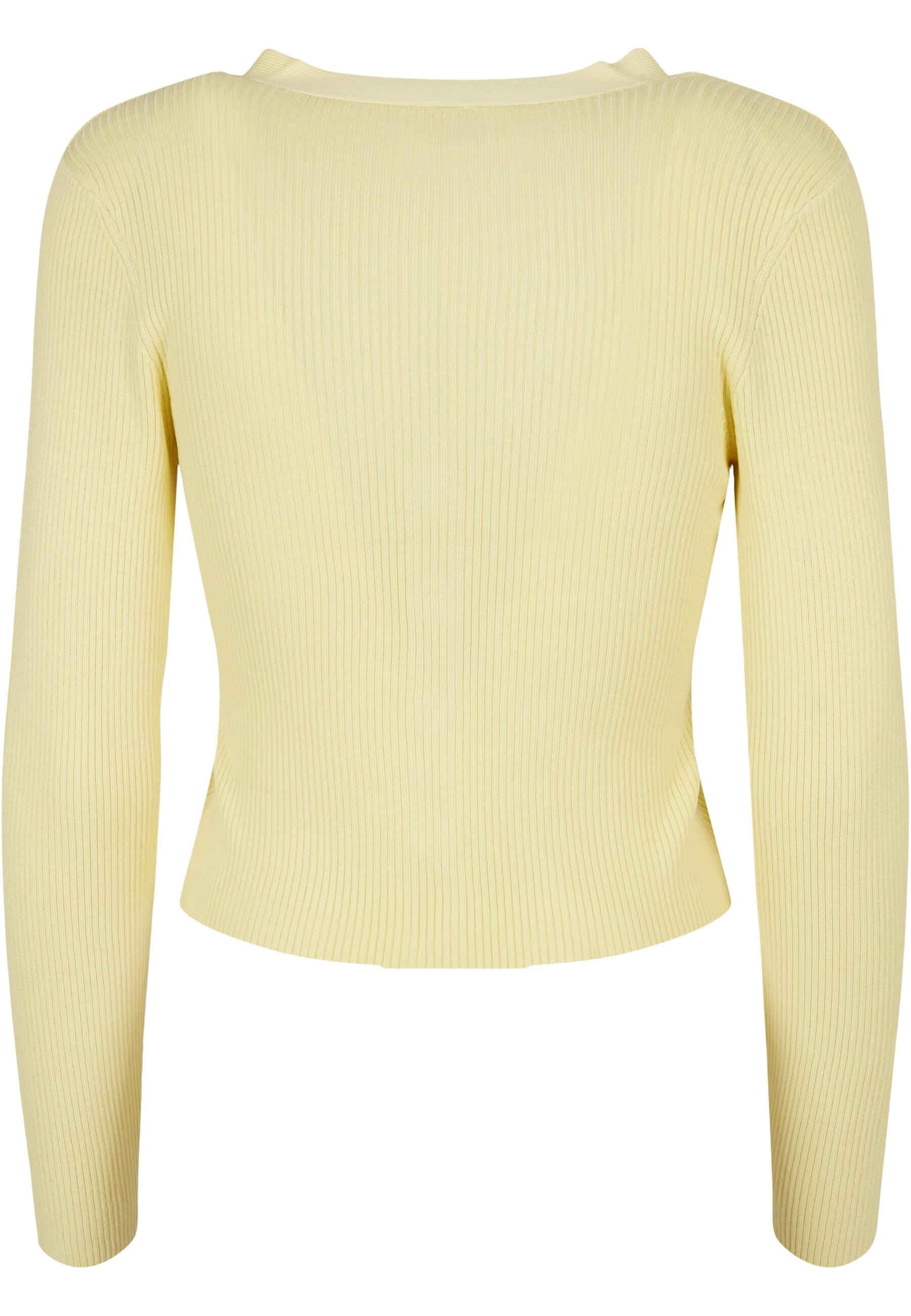 URBAN CLASSICS Strickjacke »Urban Classics Damen Ladies Short Rib Knit Cardigan«