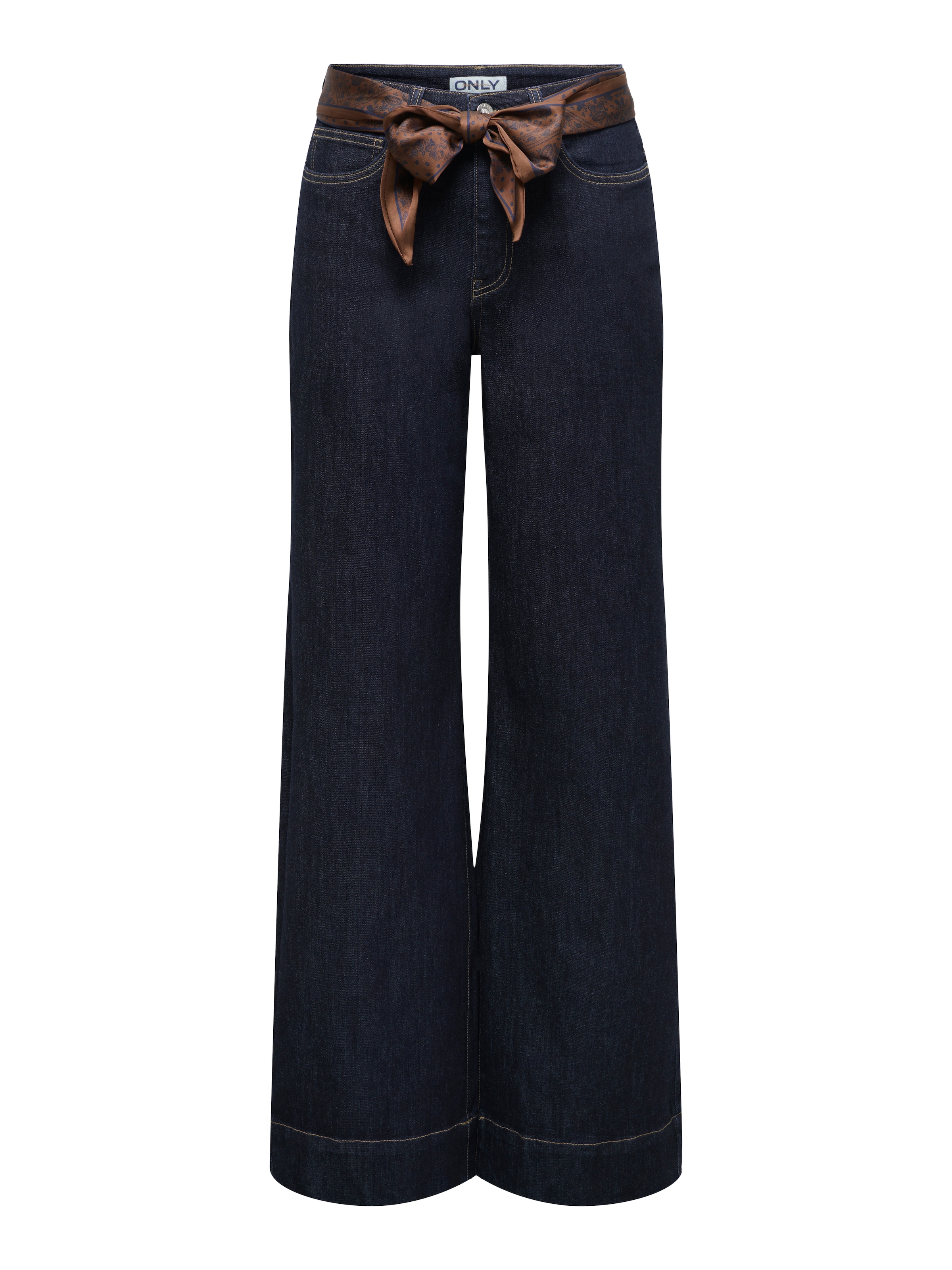 Only High-waist-Jeans "Onlmadison Blush Hw Wd Scf Dnm GUA12NOOS" Baumwollmischung, High Waist, Wide Fit