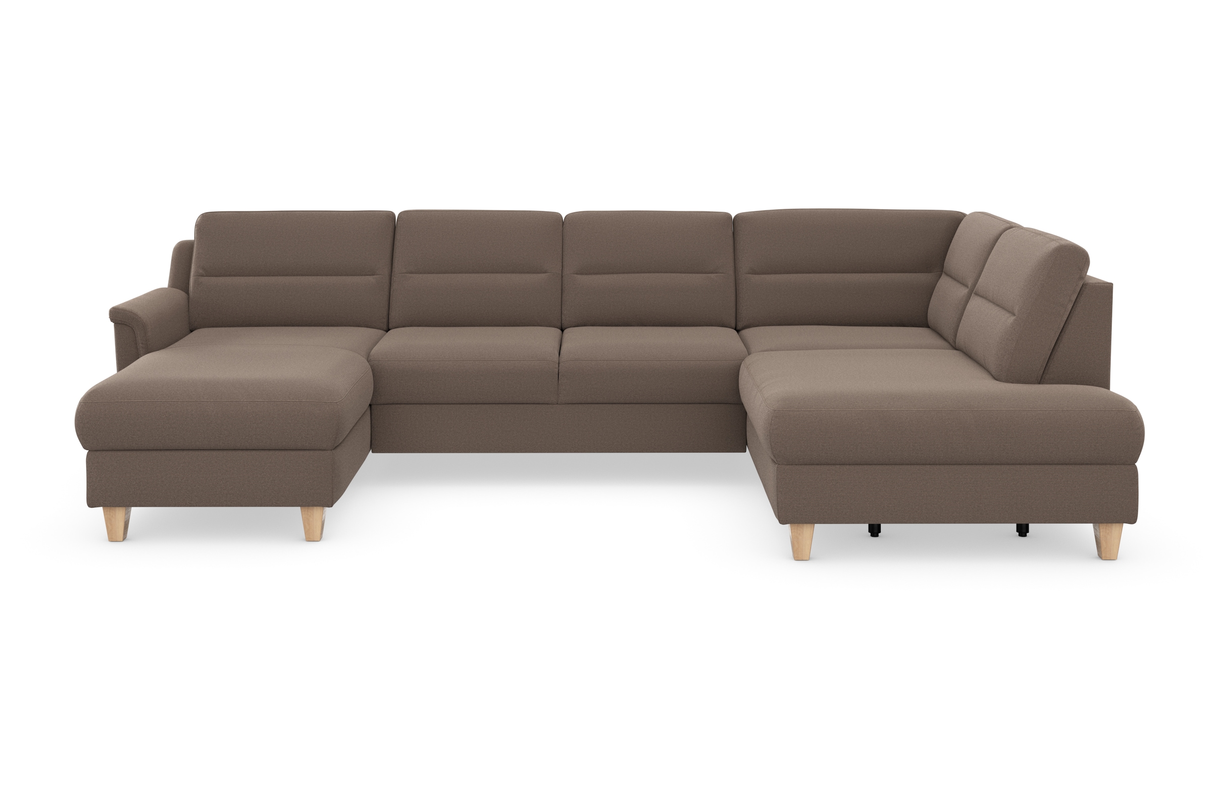 sit&more Wohnlandschaft »Farö U-Form«, inklusive Federkern, wahlweise mit Bettfunktion und Bettkasten