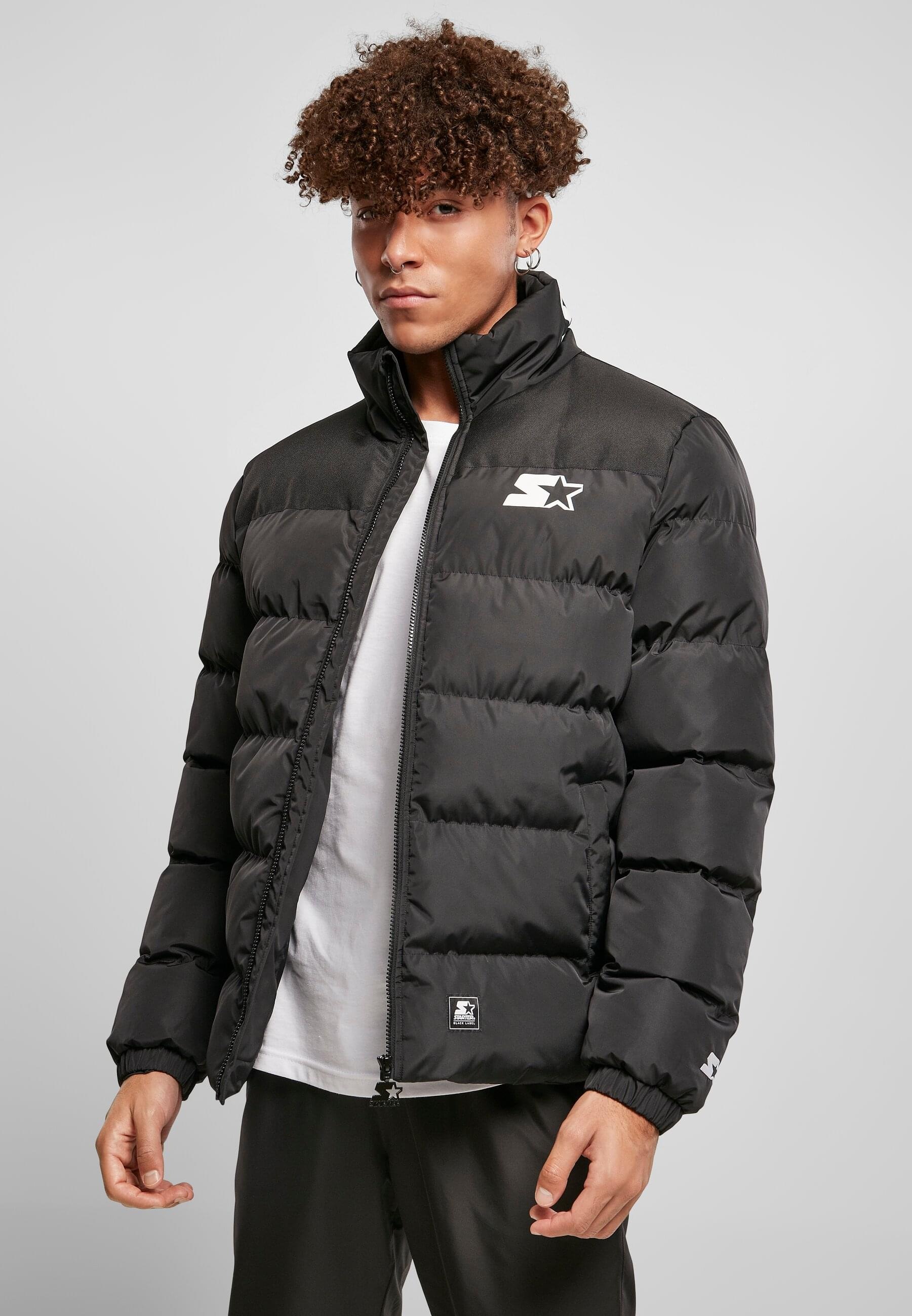 Starter Black Label Winterjacke »Starter Black Label Herren Starter Logo Puffer Jacket«, (1 St.), ohne Kapuze