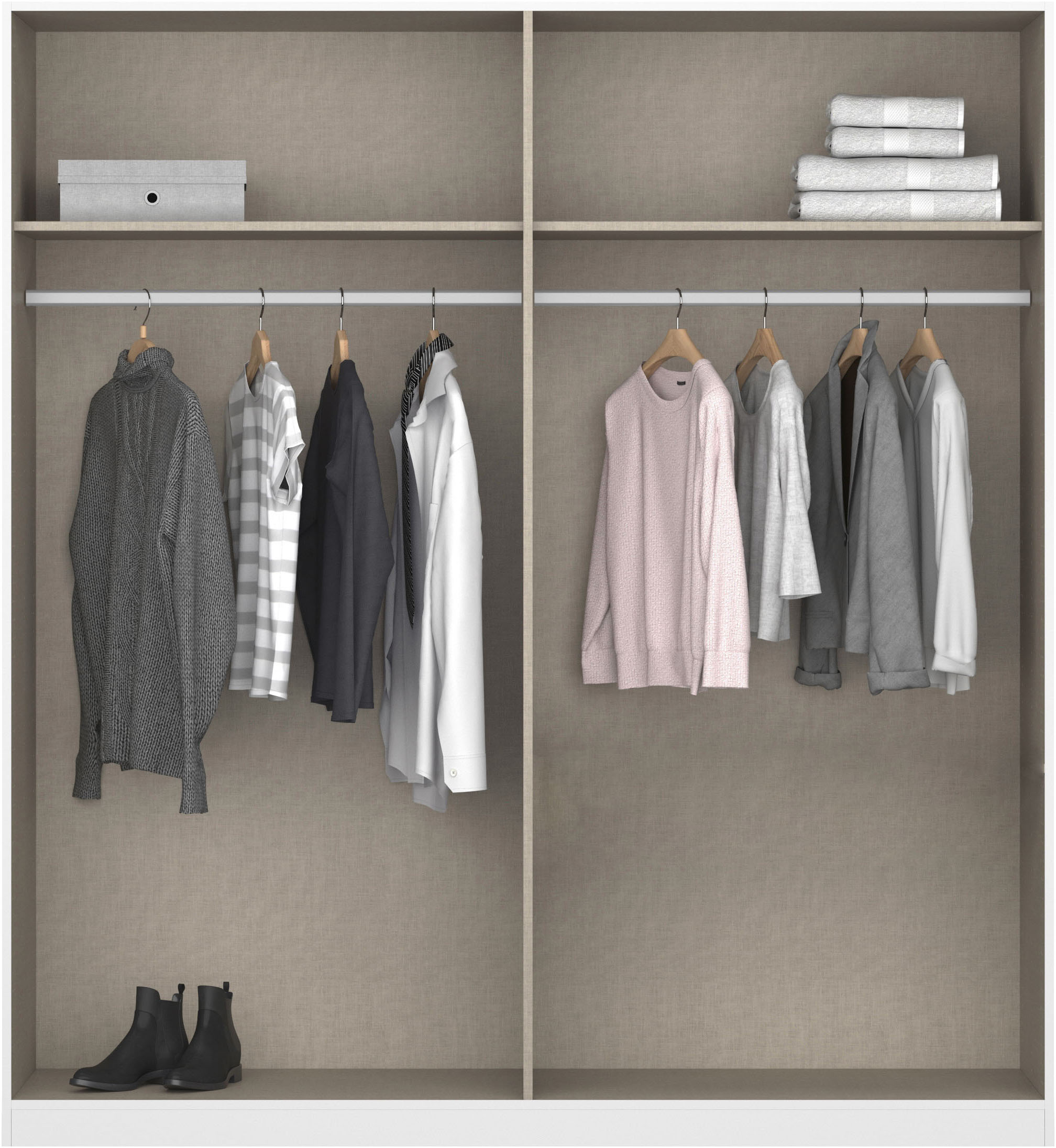 Thumbnail - rauch Drehtürenschrank "Skagen", im Landhaus-Stil