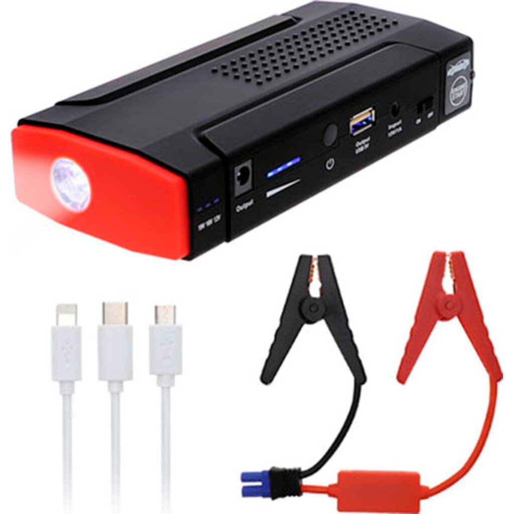 4smarts Universal-Ladegerät »JumpStarter Powerbank IGNITION 13800 mAh«