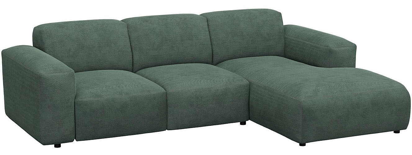 Thumbnail - FLEXLUX Ecksofa "Lucera Chaislongue rechts oder links, L-Form, bequem" modern & anschmiegsam, Kaltschaum, Stahl-Wellenun...