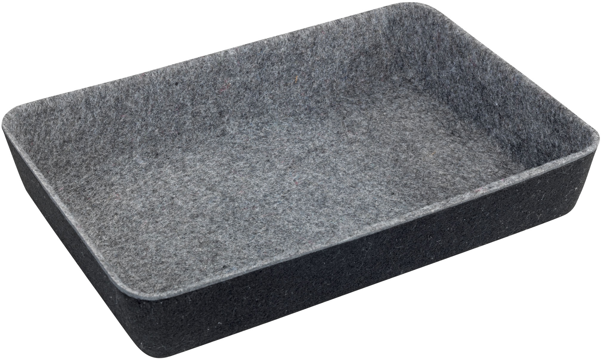 WENKO Organizer, (Set, 7 St.), Aufbewahrungsboxen für Schubladen, 3 Größen, recycelter Polyesterfilz