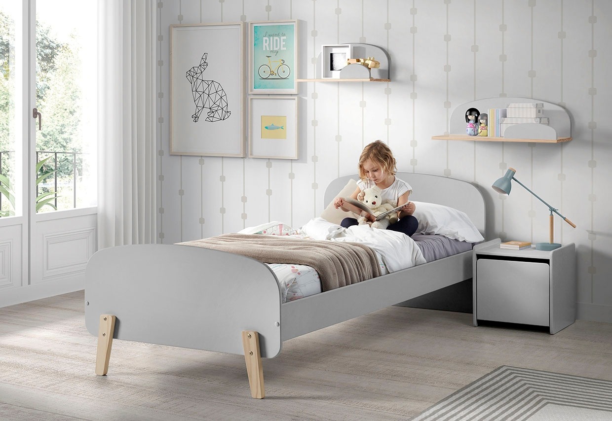 Vipack Kinderregal »Kiddy«, (Made in Europe), Wandregal aus Kiefer, MDF Komponenten, wahlweise 45cm oder 65cm breit