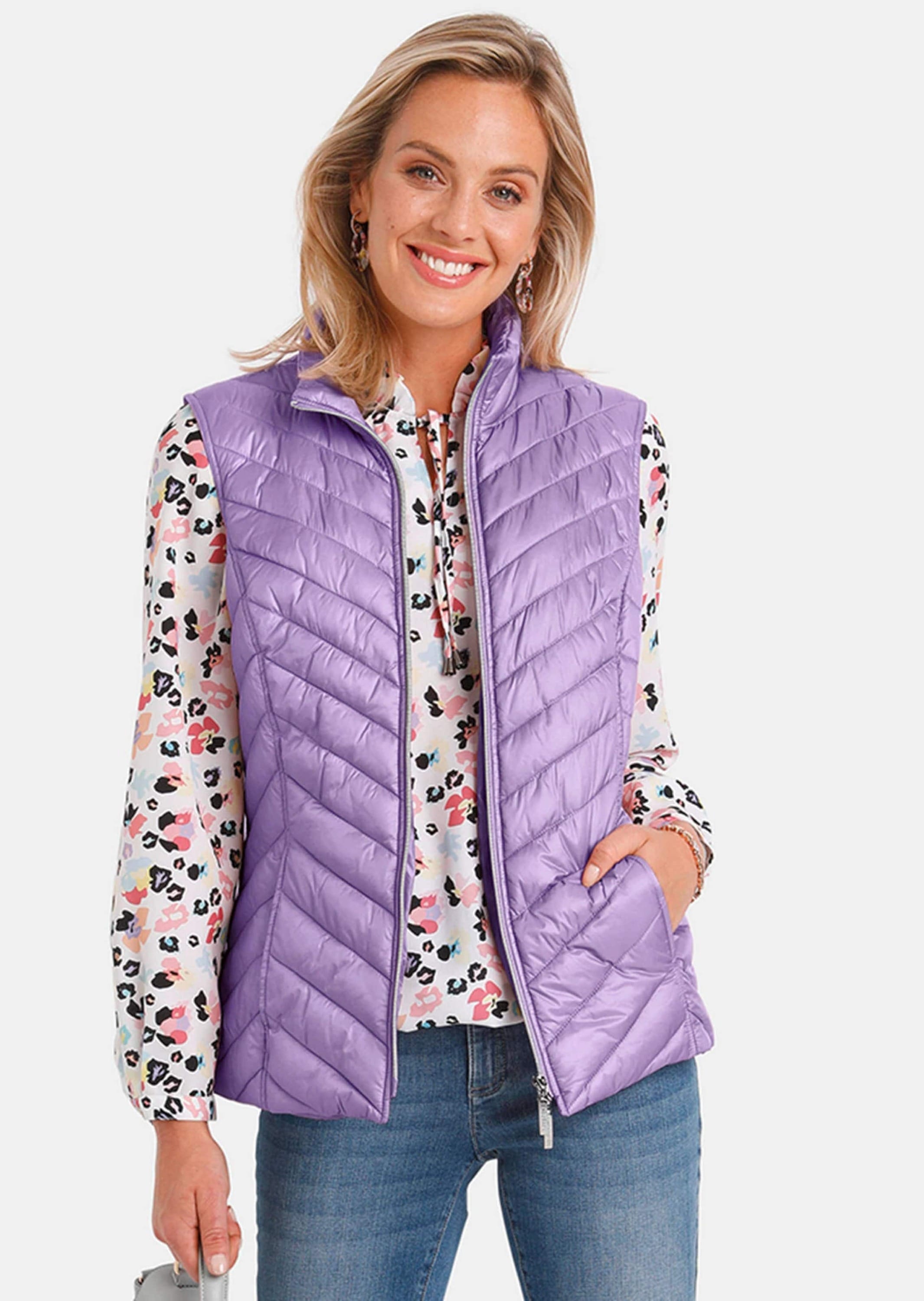 GOLDNER Kurzweste »Kurzgröße Weste mit leichter Wattierung«