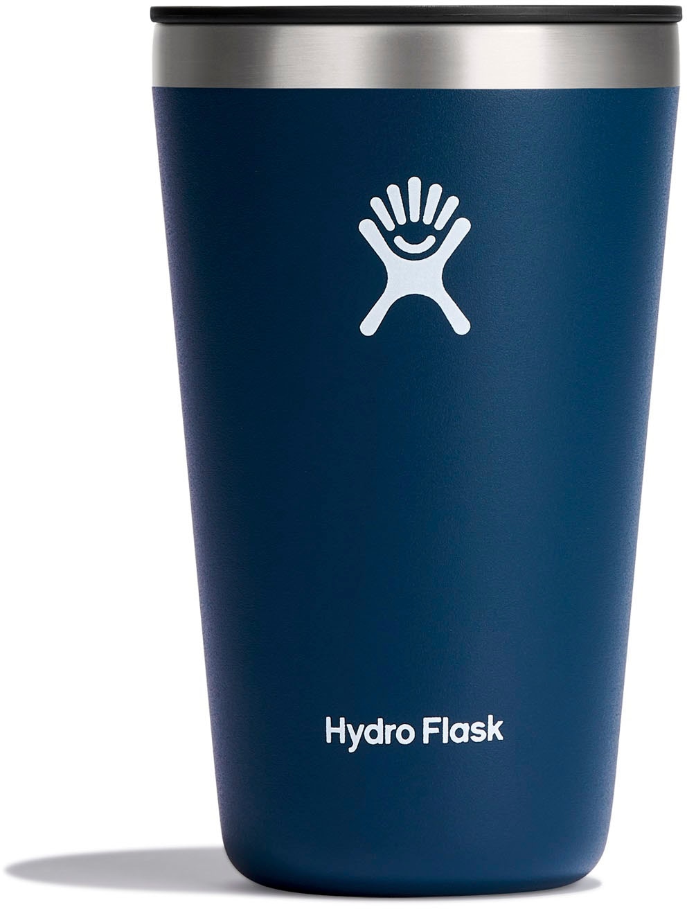 Hydro Flask Thermobecher "16 OZ All Around Tumbler Press-In Lid, 473 ml" Kompatibel mit Trinkhalmdeckel und verschließbaren Eindrückdeckel
