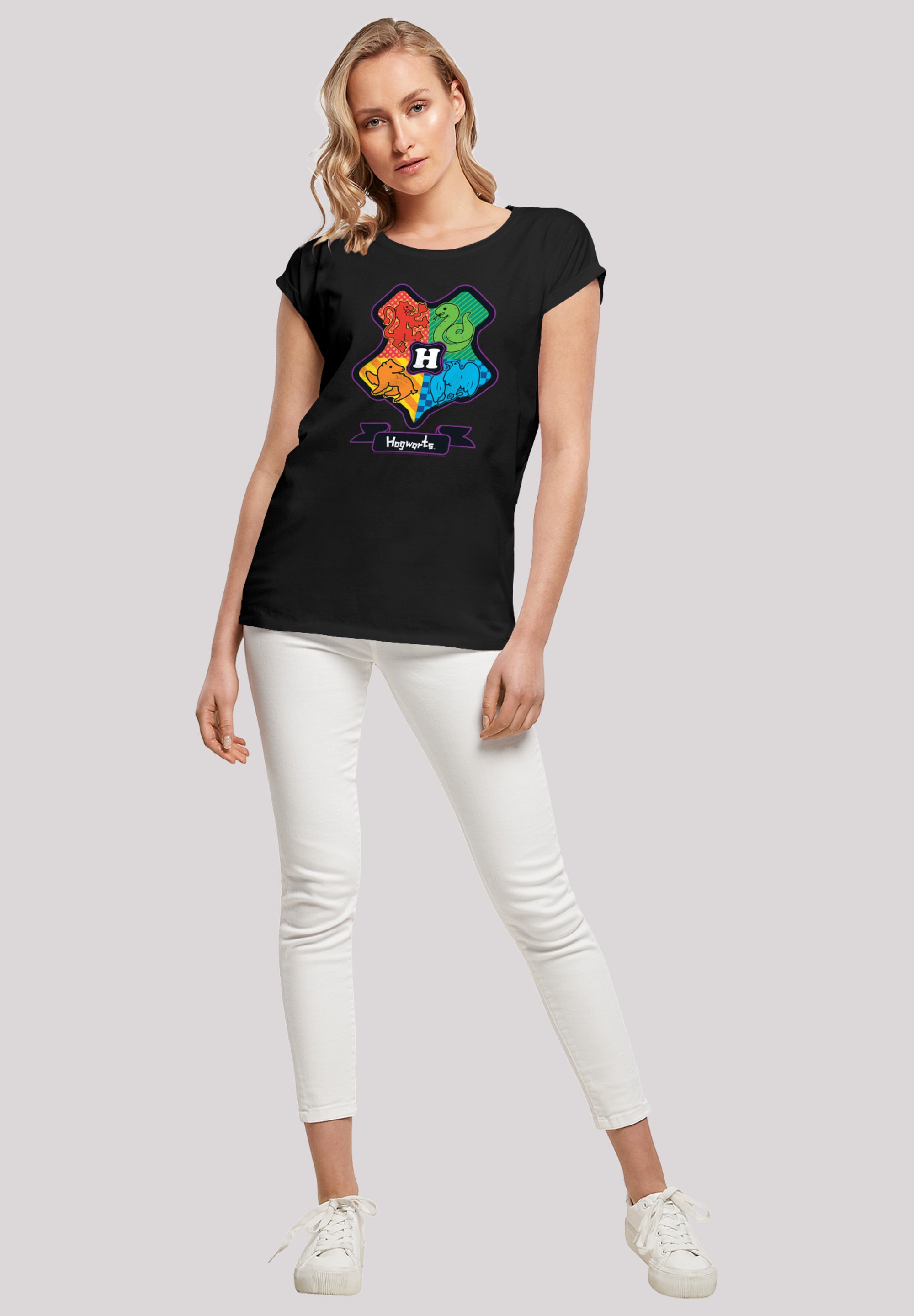 F4NT4STIC T-Shirt »Harry Potter Hogwarts Junior Crest«, Print